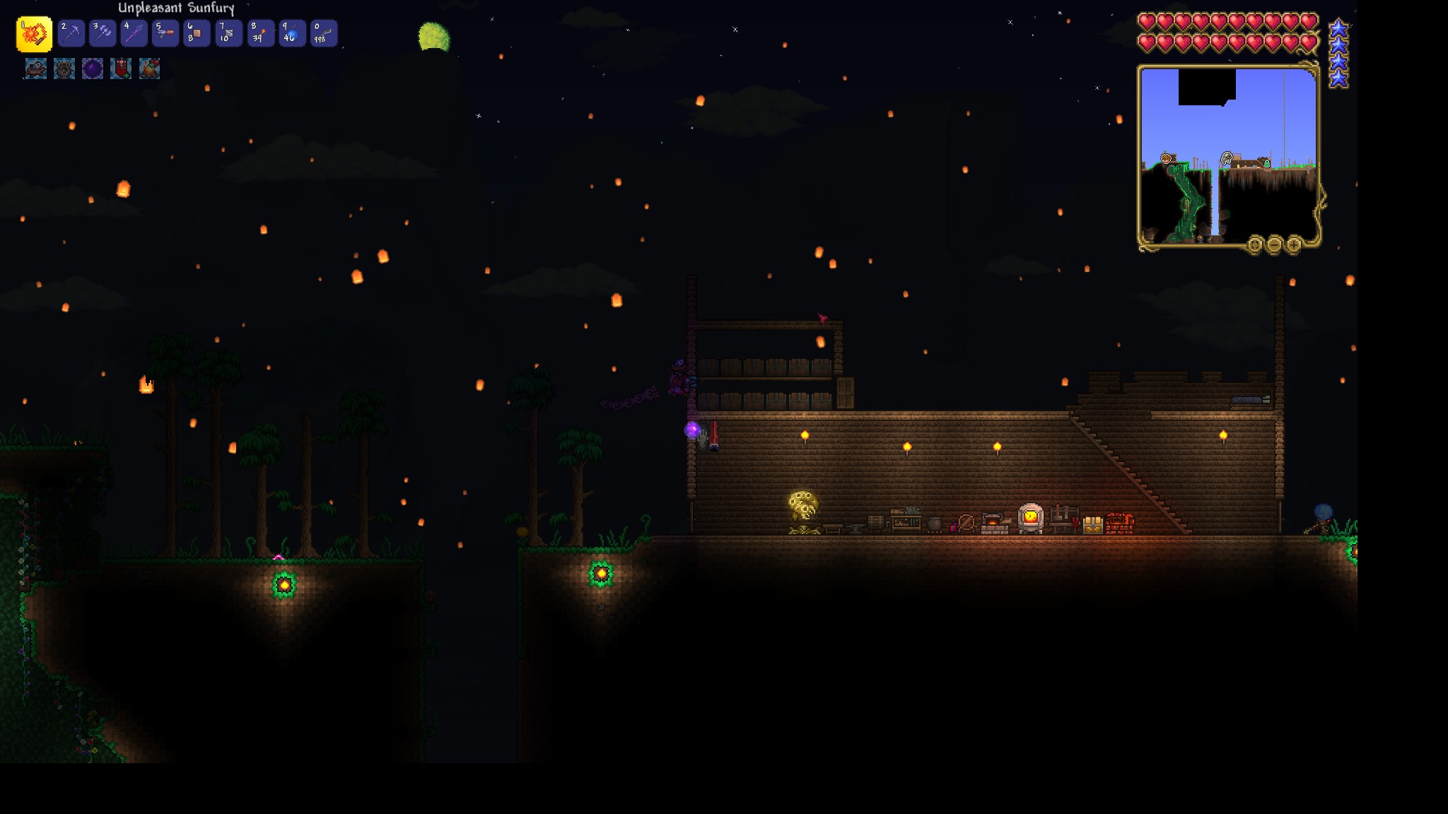 Can someone tell me how i got the sky lanterns in the backround r