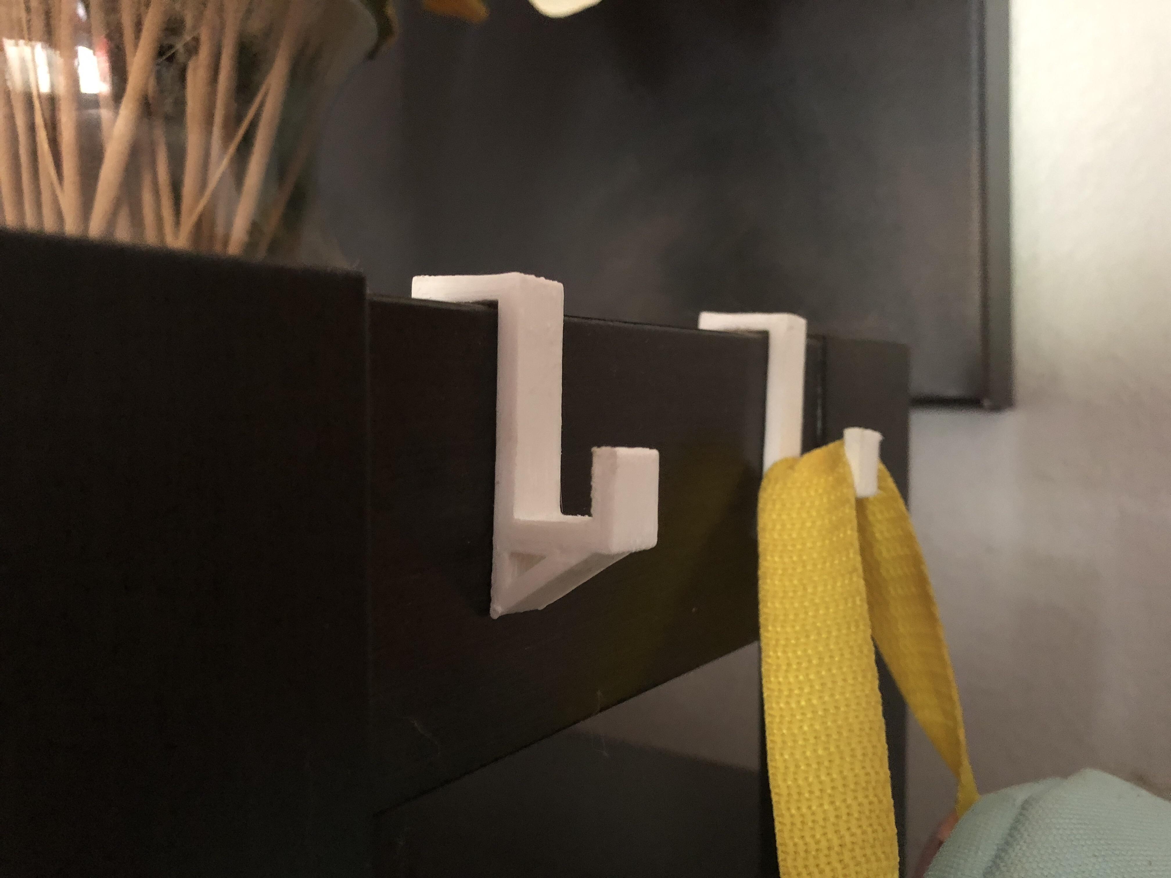 Bag hook for IKEA bookshelves. r/functionalprint