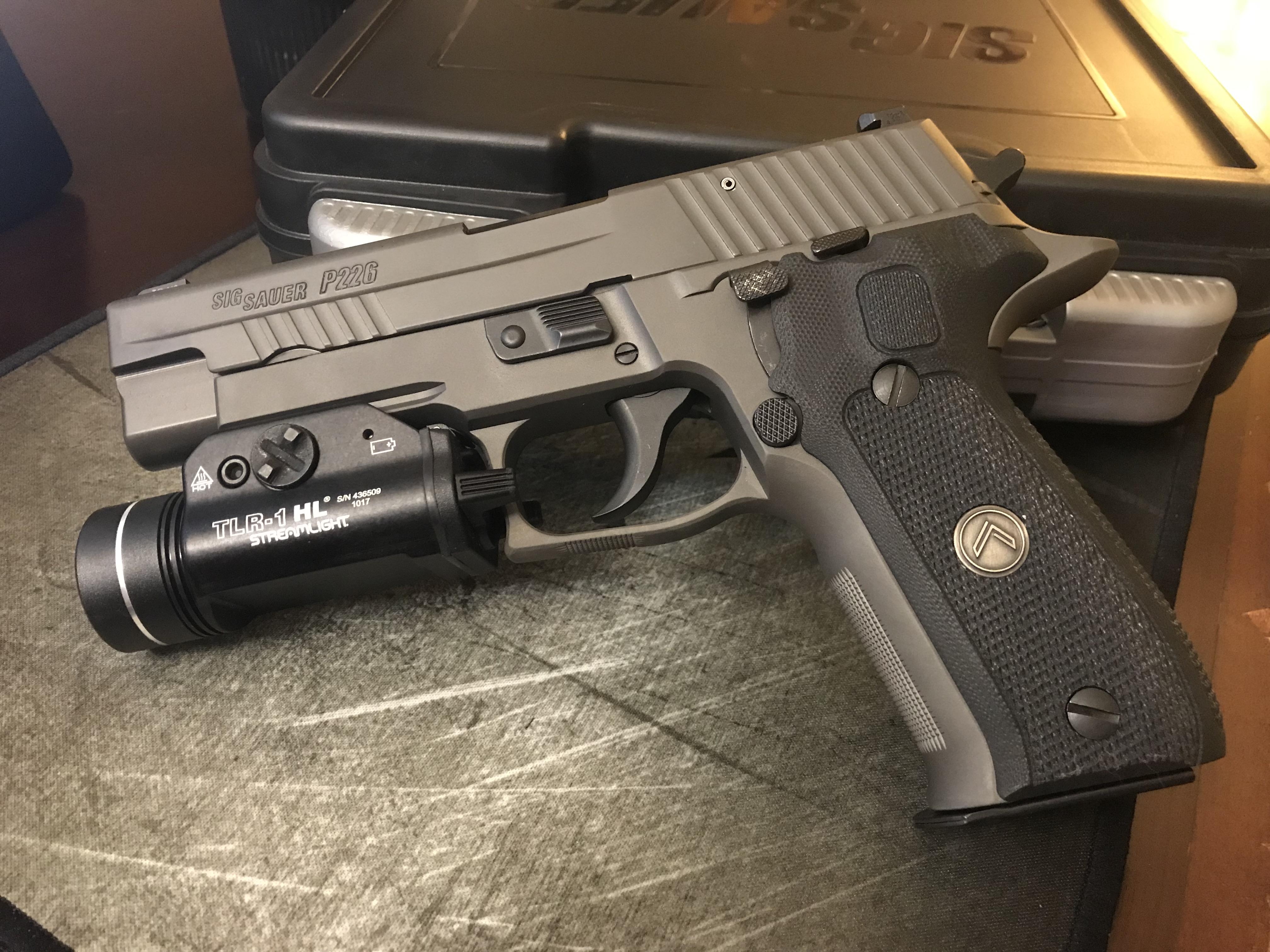 Weapon light for p226 legion SigSauer