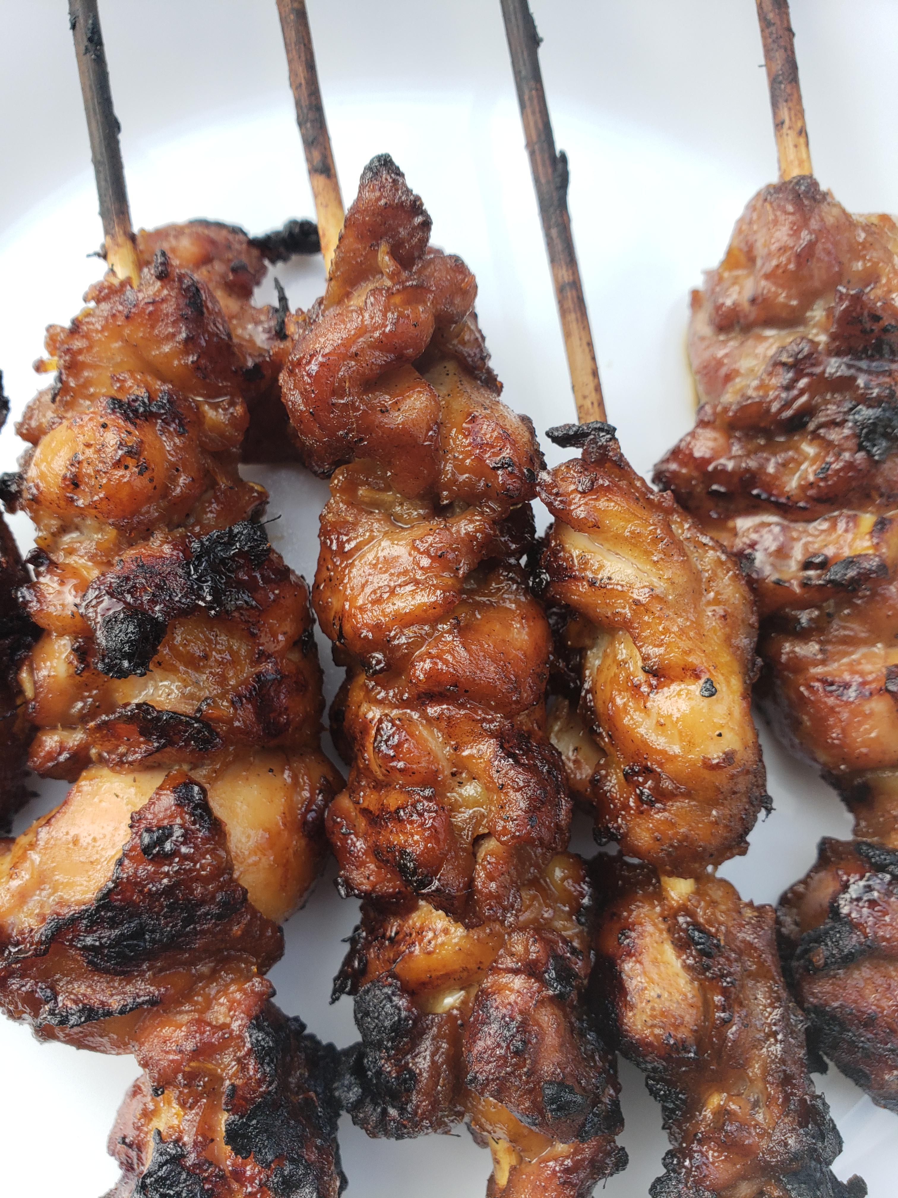 [homemade] Filipino bbq chicken skewers. r/food