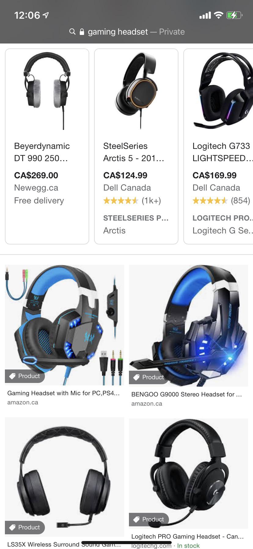 Looking for gaming headset suggestions for 150200 cad r/bapccanada