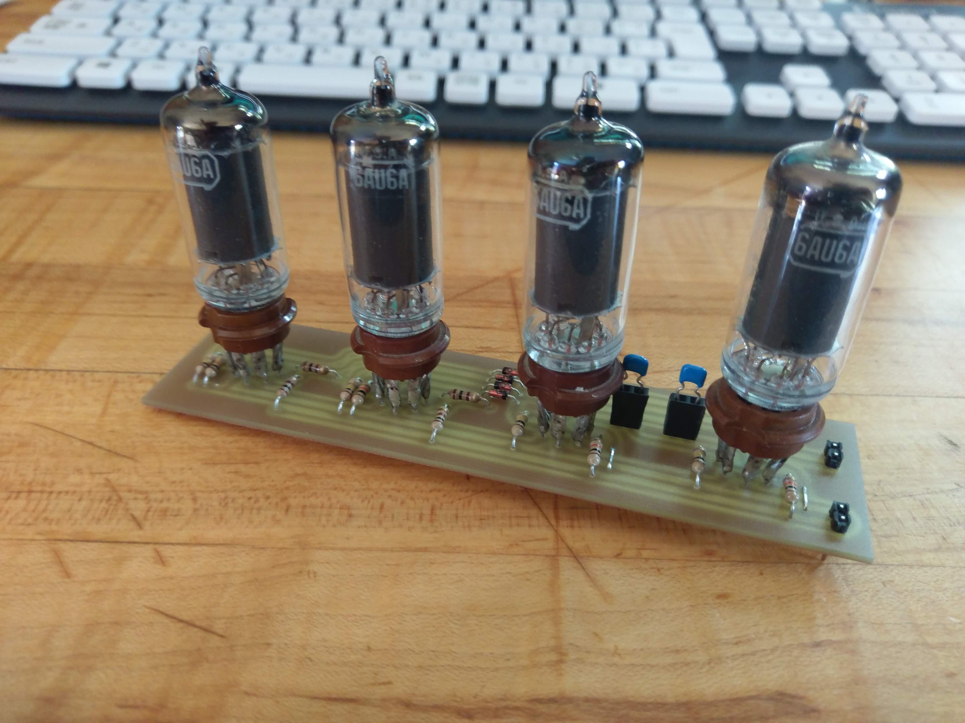 My vacuum tube clock the next piece in my Ben Eater inspired vacuum