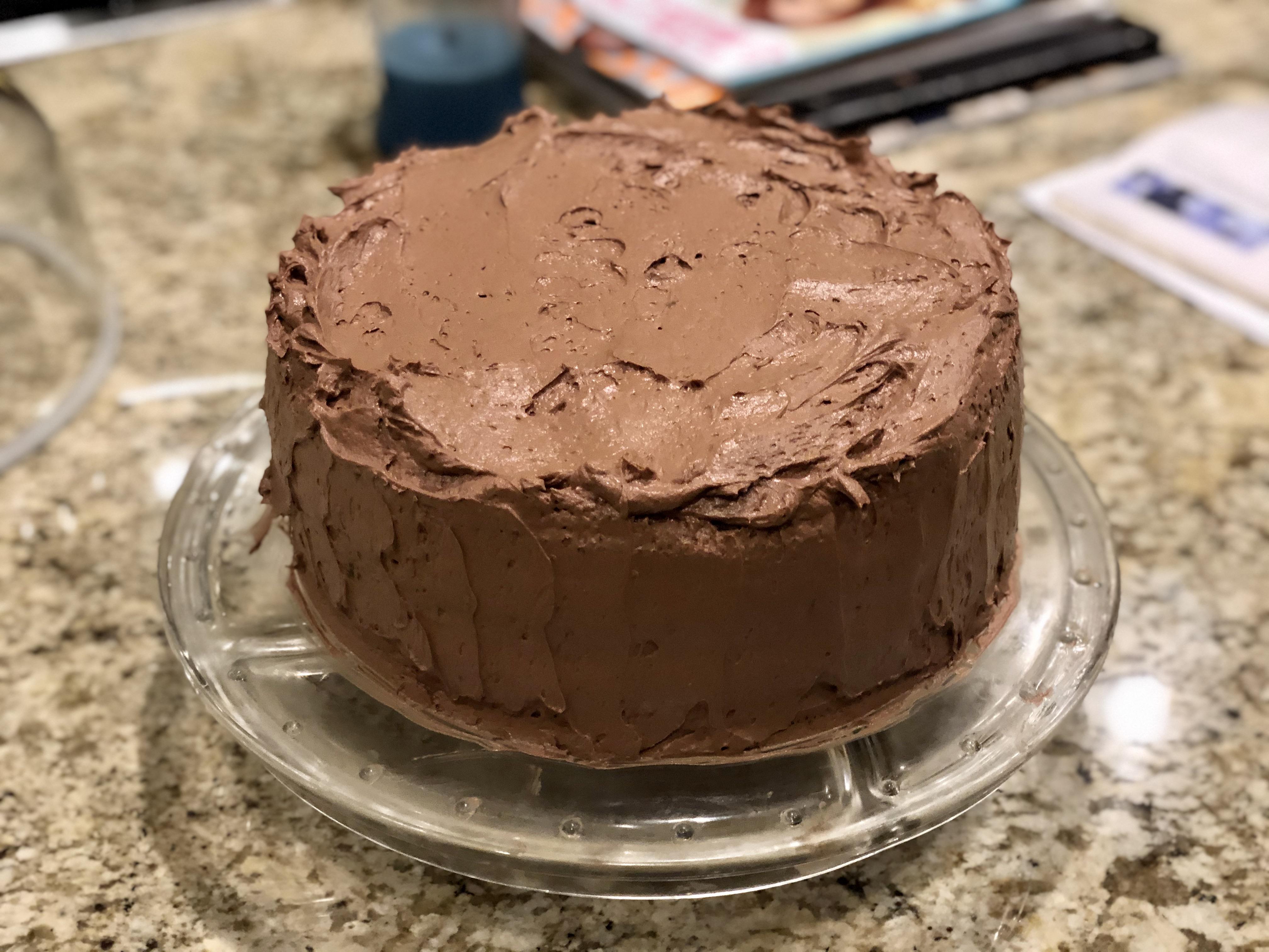 Stella Park’s Devil Food Cake with Swiss meringue buttercream! r/Baking