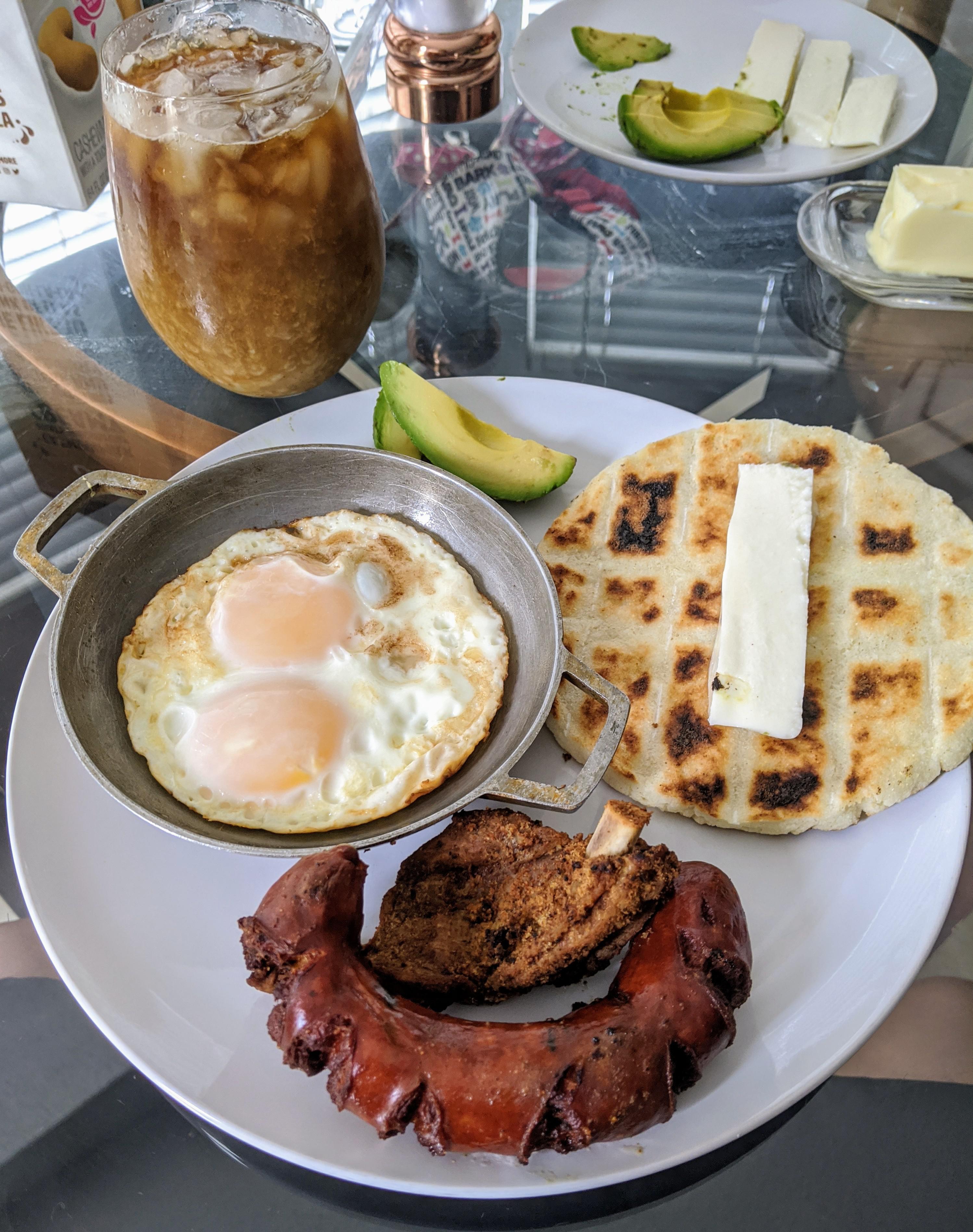 [Homemade] Colombian breakfast r/food