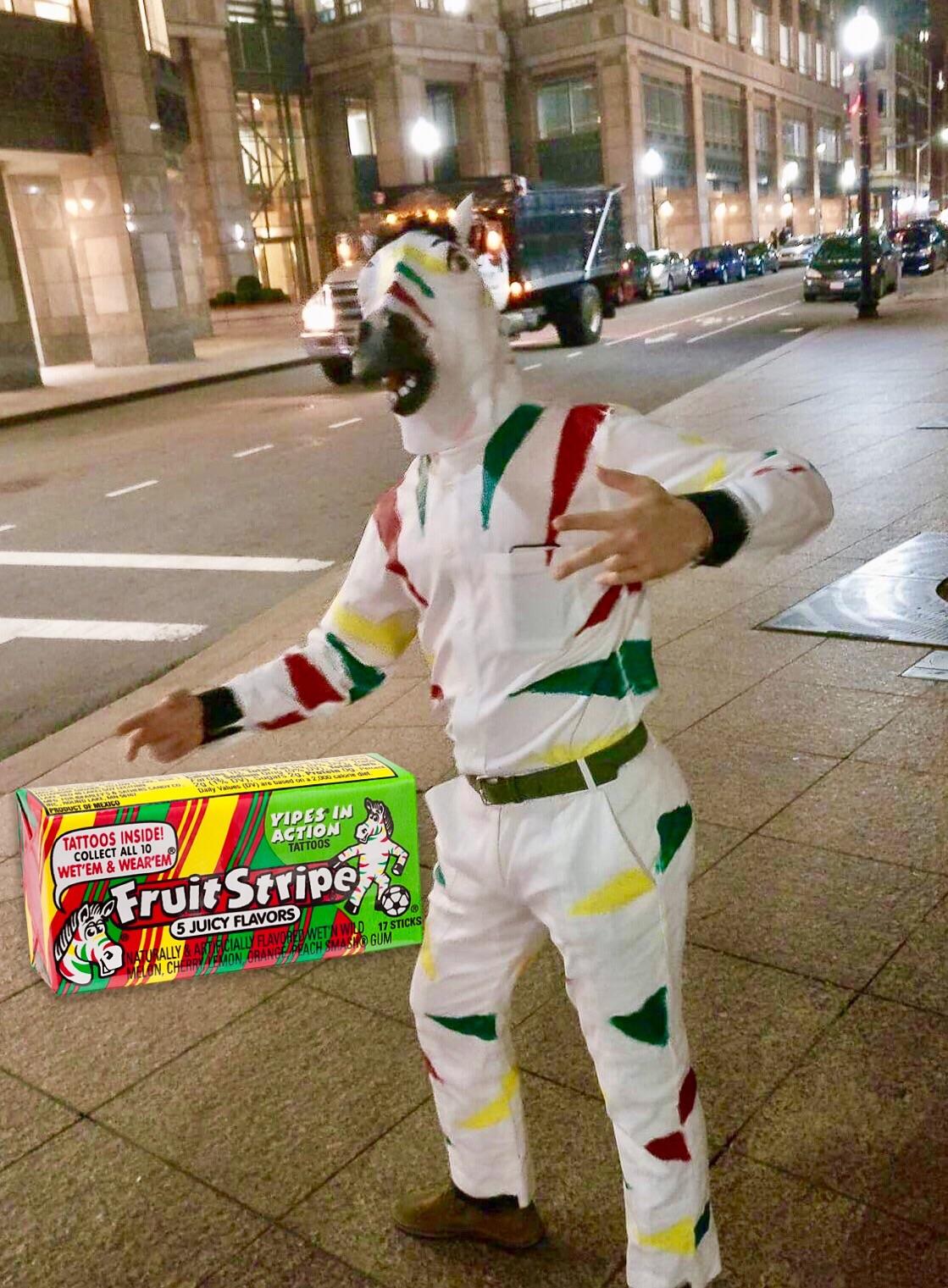 Zebra Gum Costume