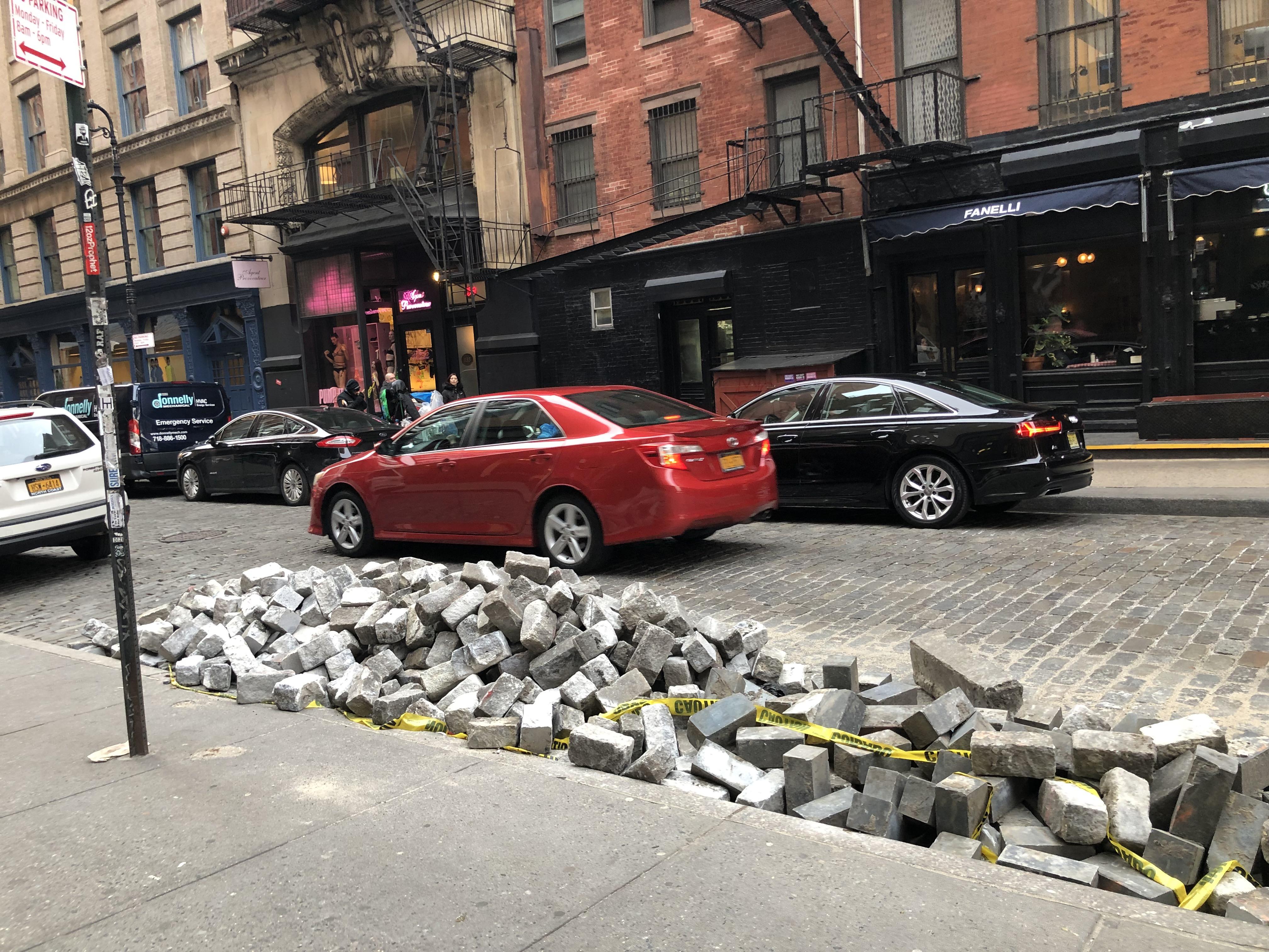 They’re repairing my cobblestone street r/nyc