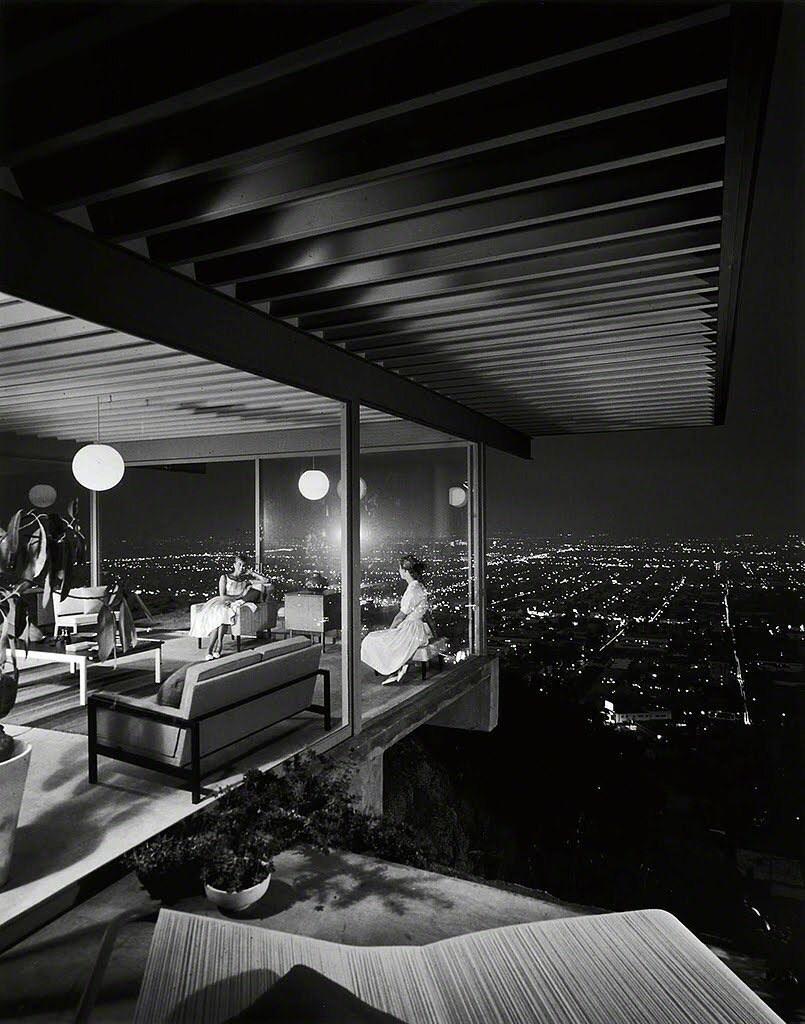 Case Study House 22, Los Angeles, 1960. Pierre Koenig, Architect r