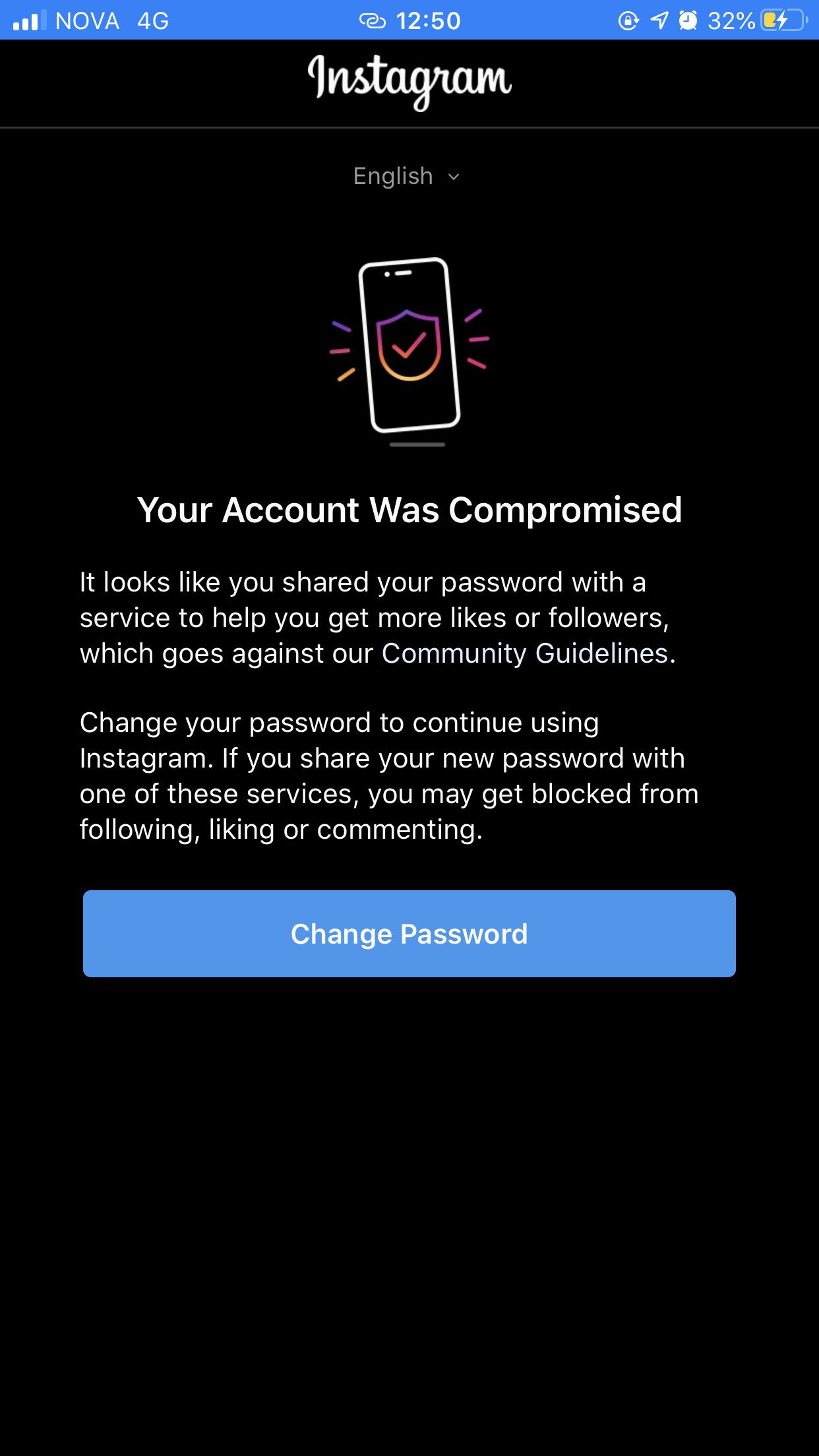 This pops up every few minutes and kicks me off my account and makes me