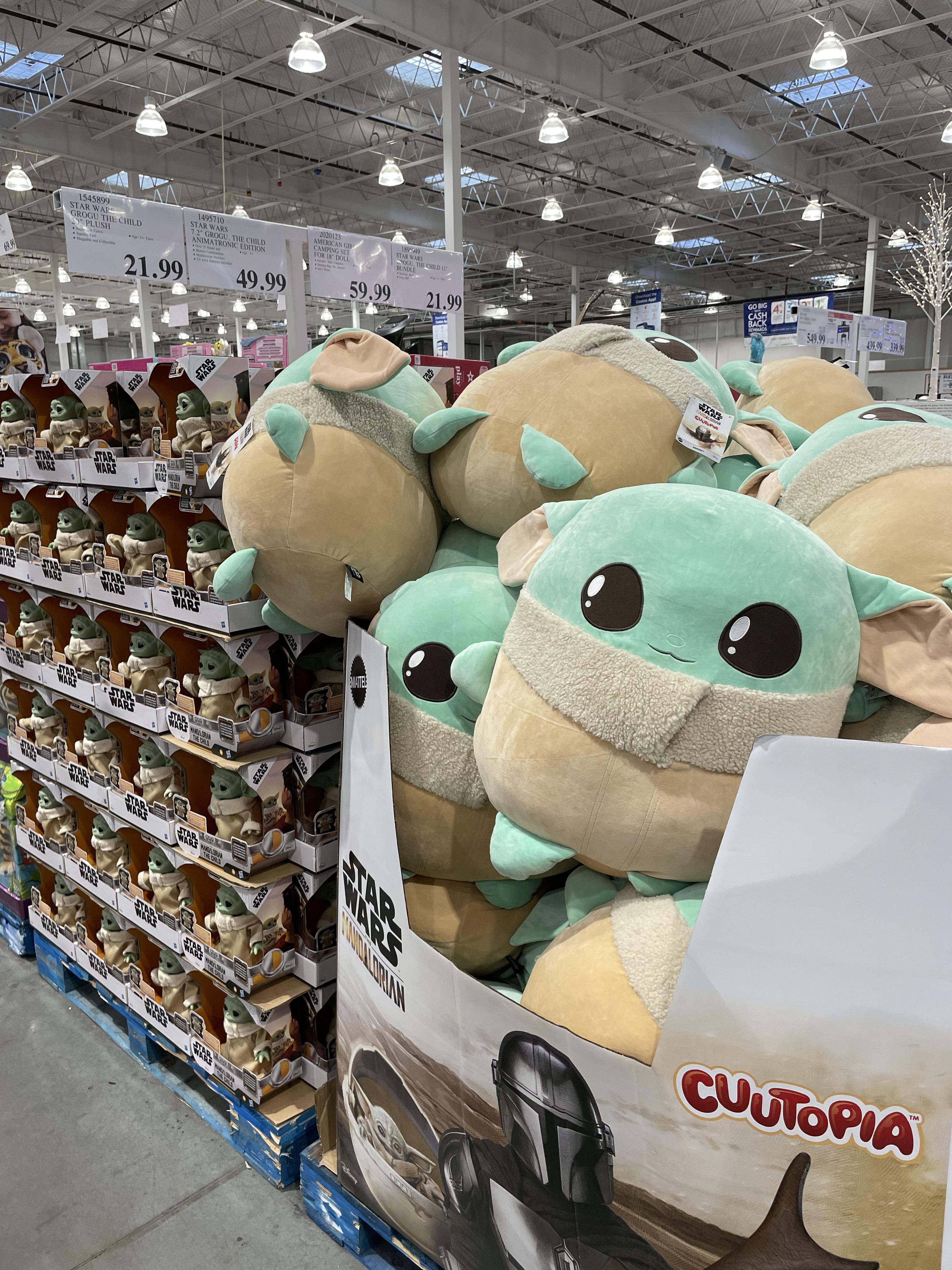 Baby Yoda and Baby Baby Yoda r/Costco