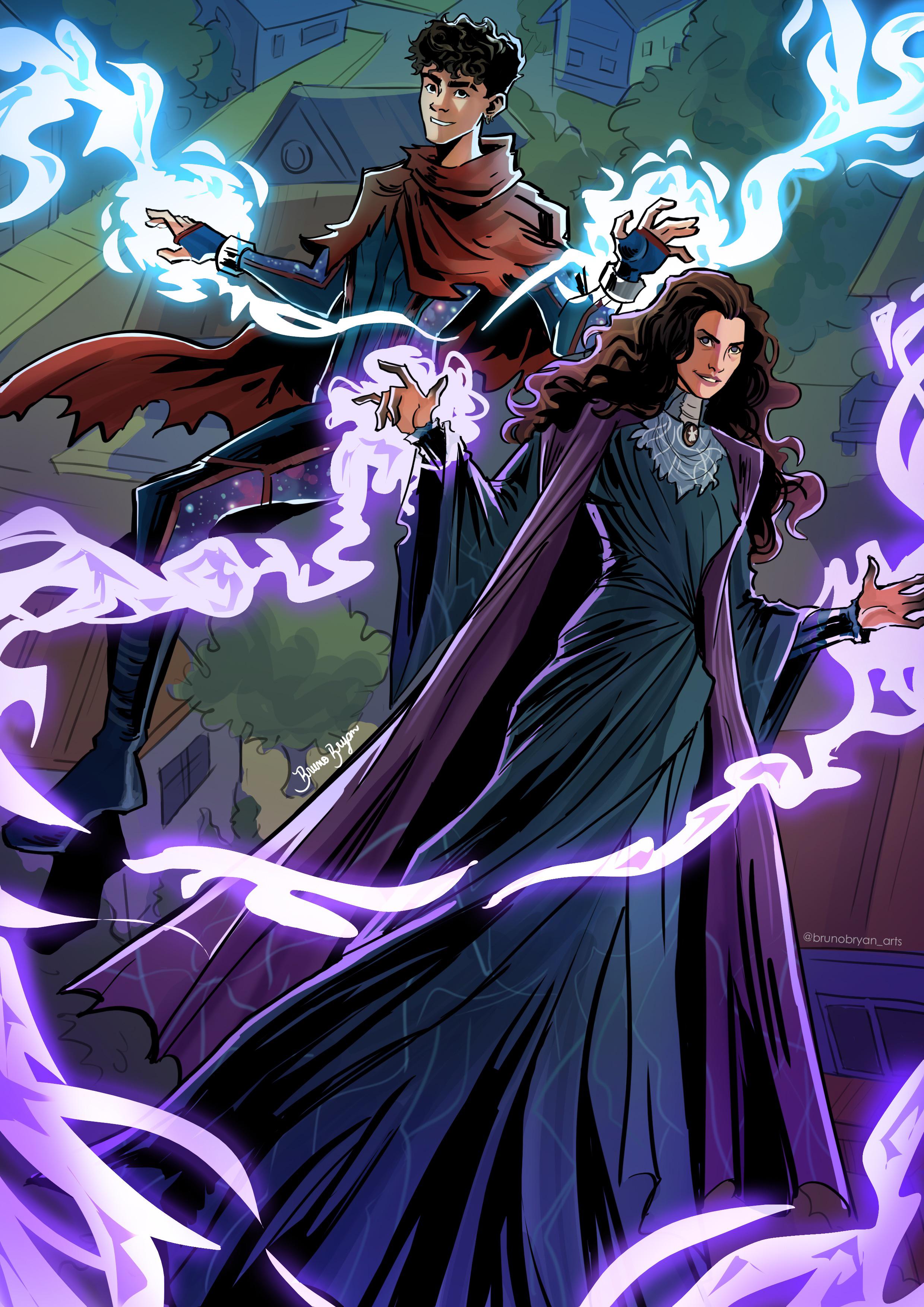 Agatha and Wiccan fan art by brunobryan__arts on Instagram r