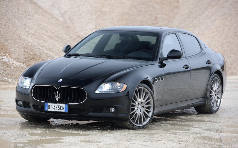 2008 Maserati Quattroporte the official car of “TOP 10 CHEAP CARS THAT