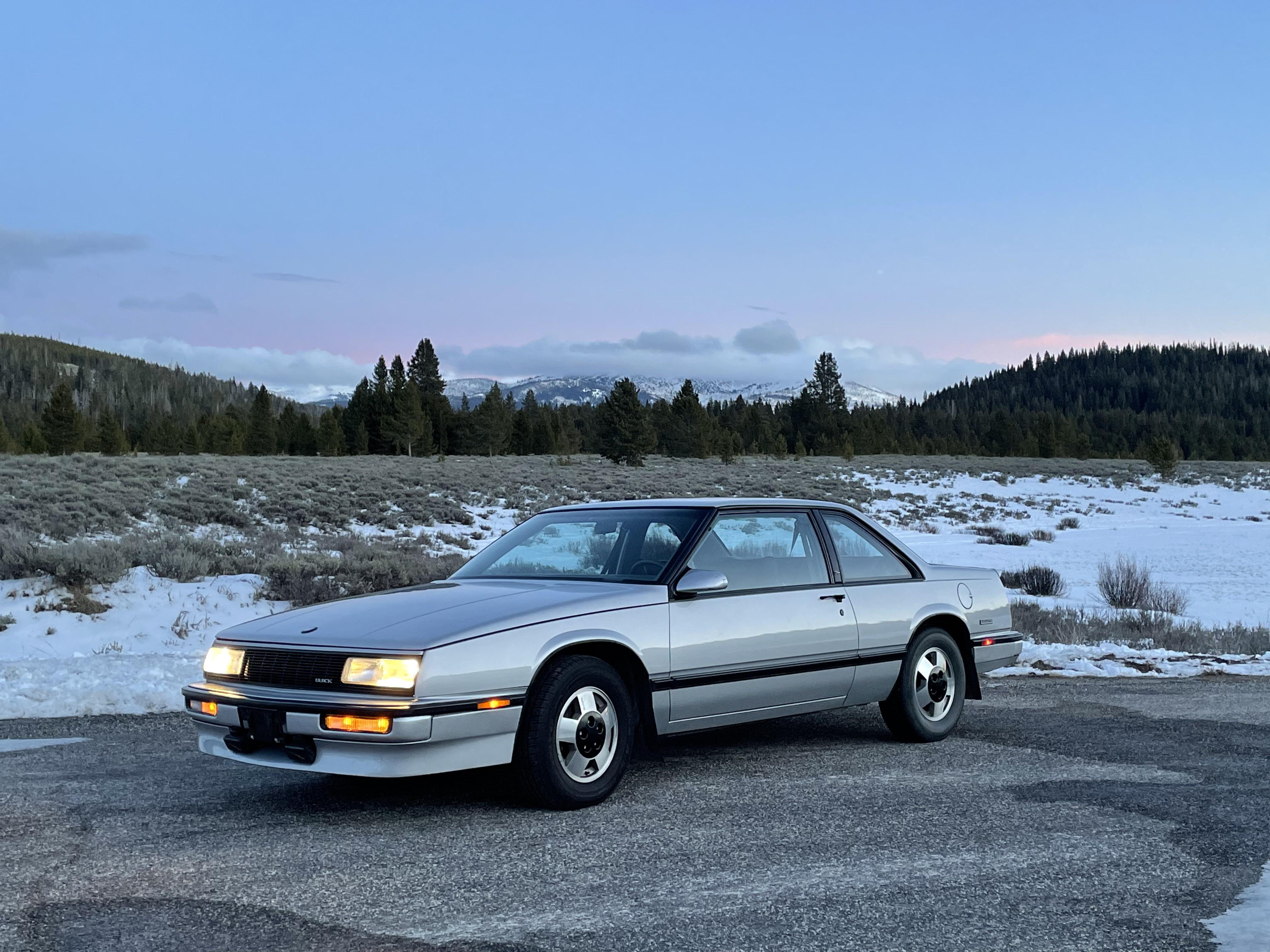 Newly acquired 1988 Buick LeSabre TType. Took this shot in Yellowstone