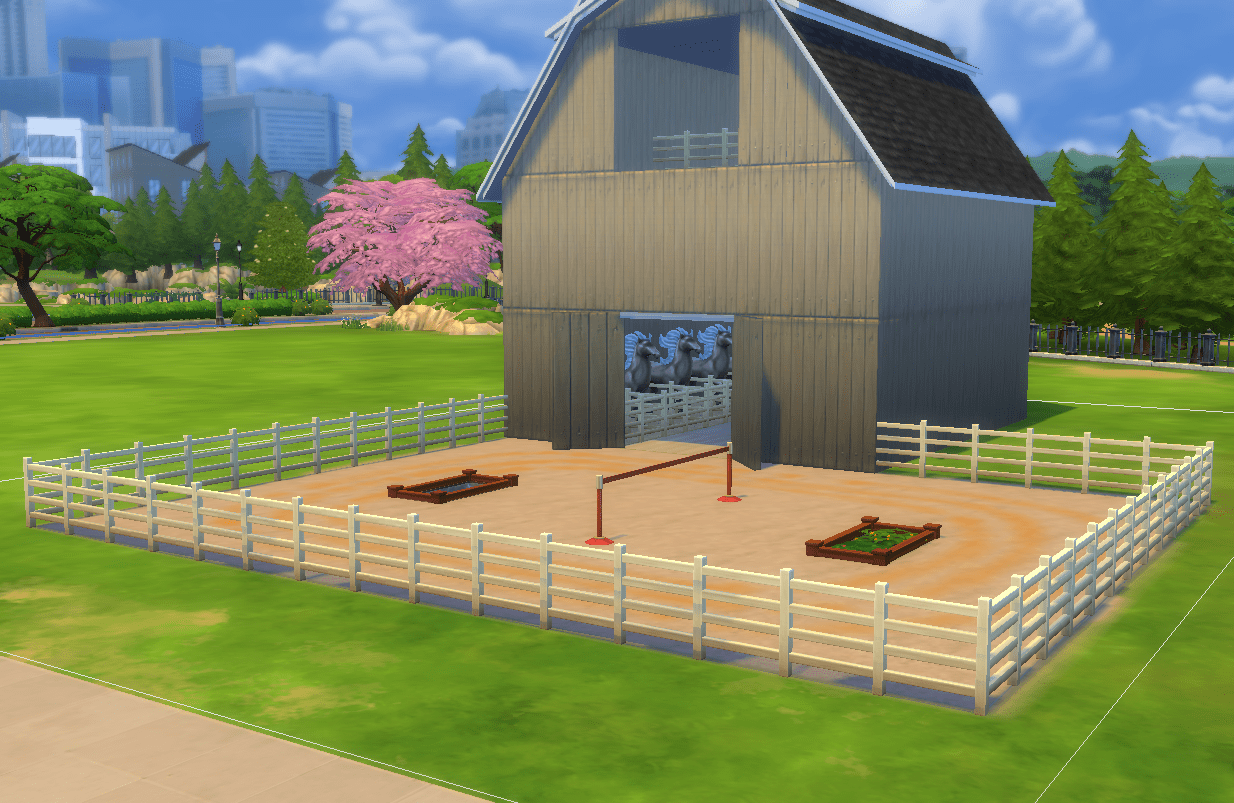 BuildYourOwnHorseStables CCFREE r/thesims