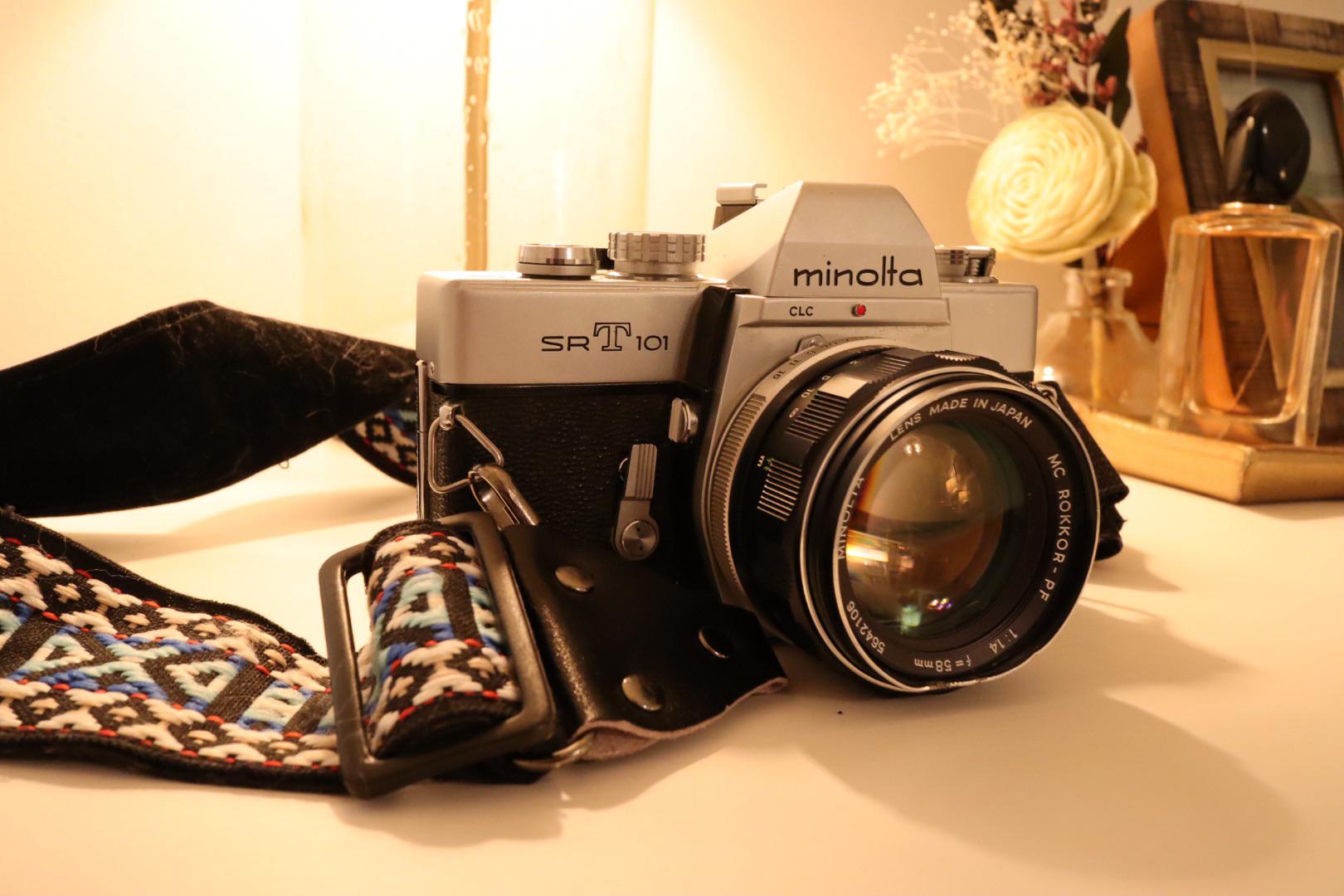 First film camera. Found for 30 today at a thrift store r