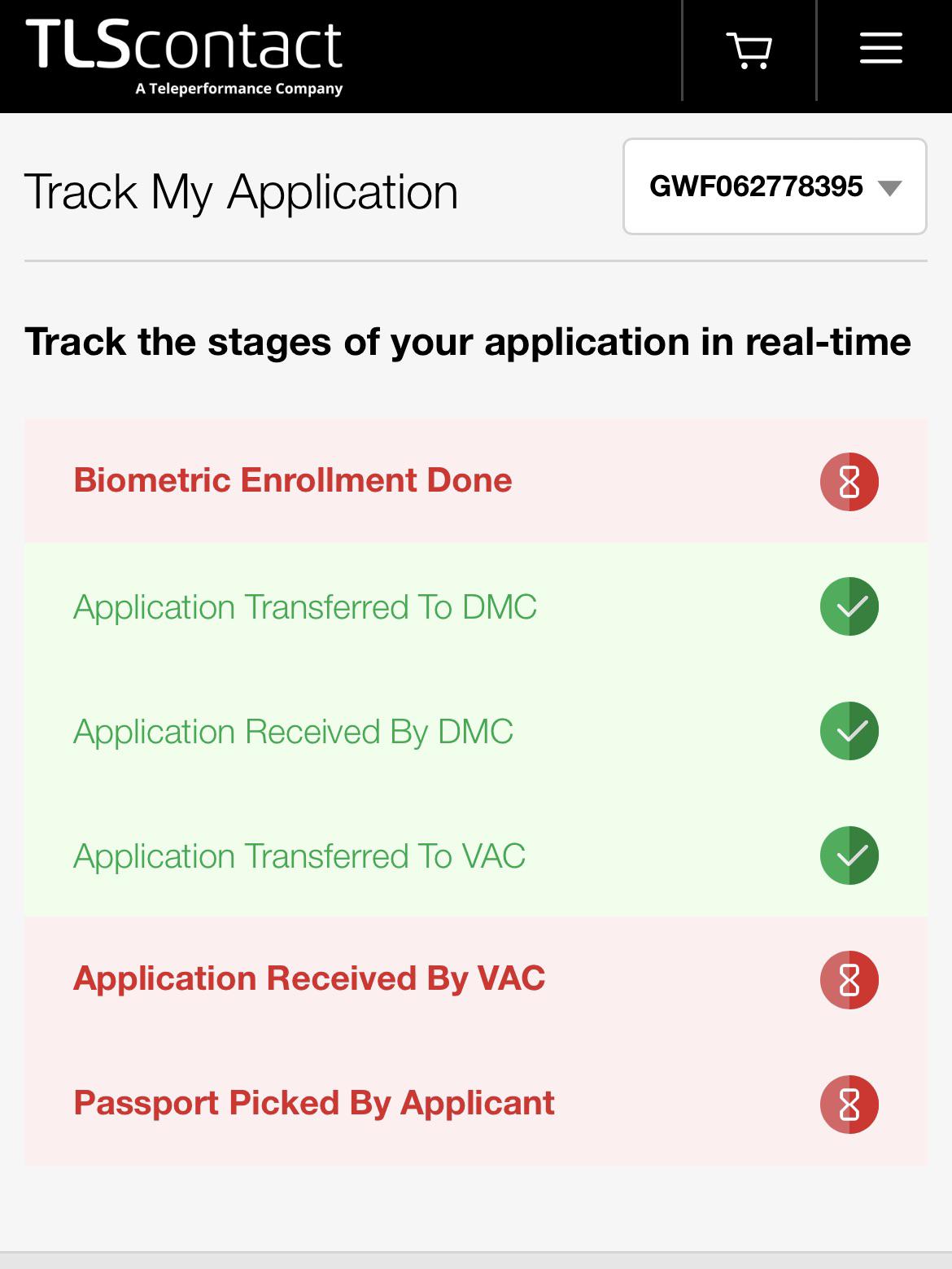 When transferred to VAC, biometrics turned red? r/ukvisa