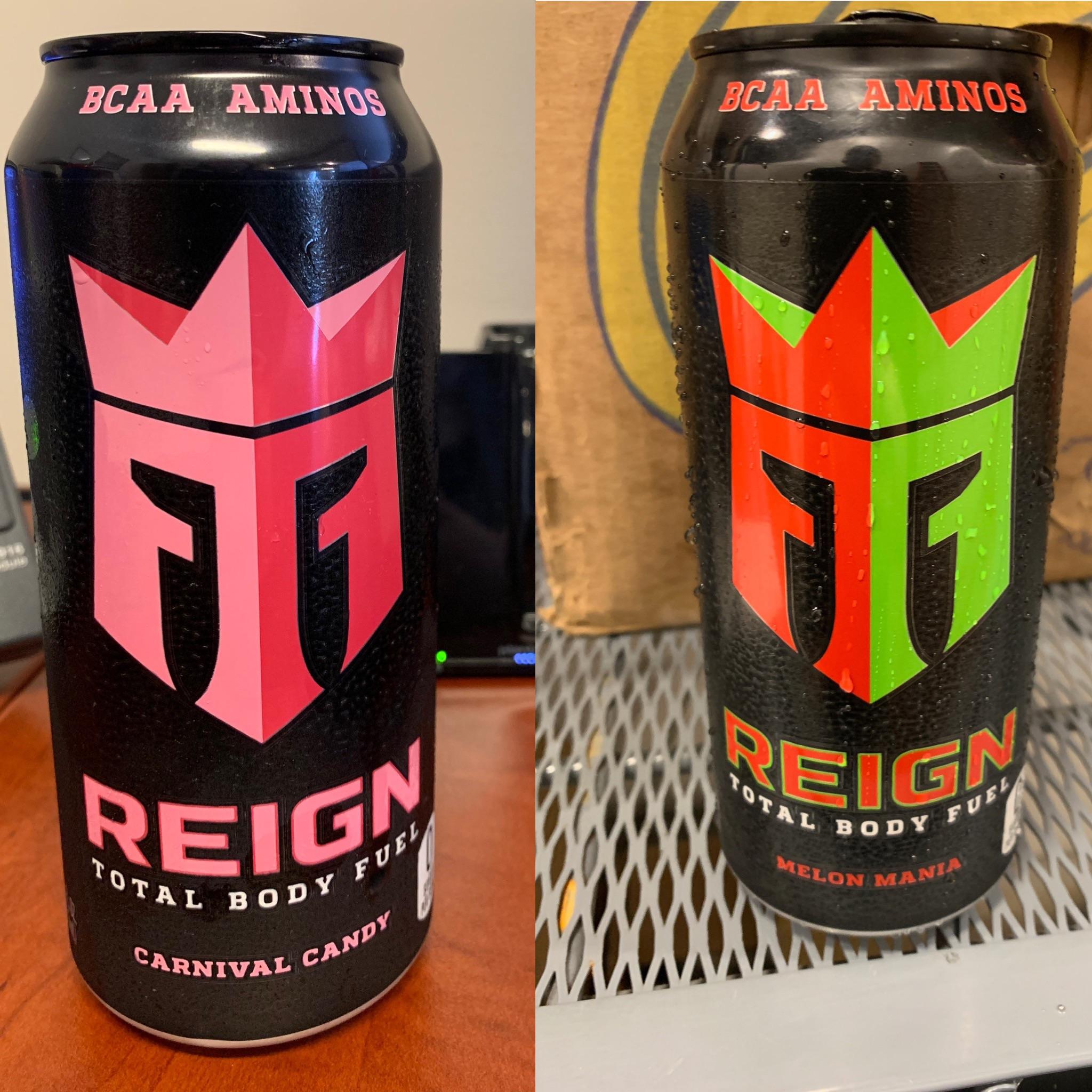 I tried two Reign (Monster’s Bang competitor) flavors today! I ended up