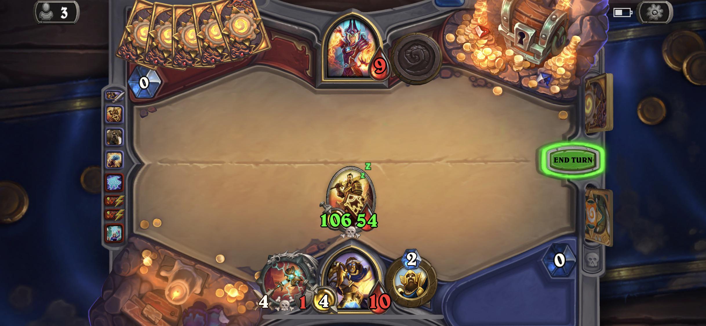 Chained Val’anyr with death rattles triggering twice to get this beast