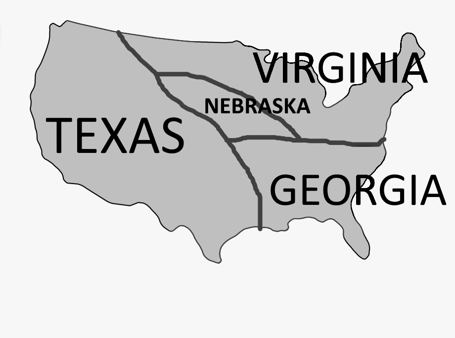 Any Logic Node Map Of United States The United States Map, according to Gimple Logic FearTheWalkingDead