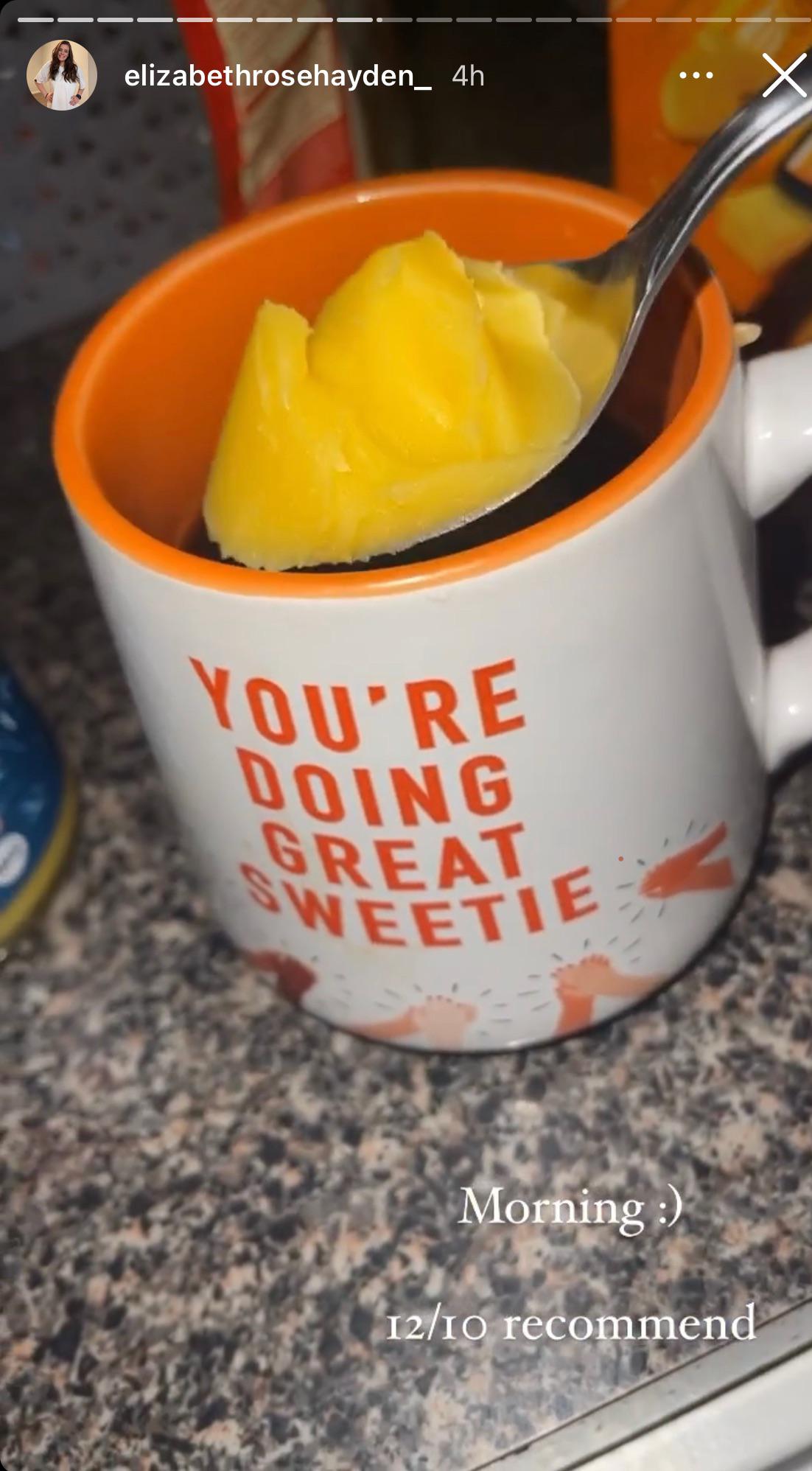 Liz is really going for the butter coffee trend that happened 5 years ago r/skincaroline