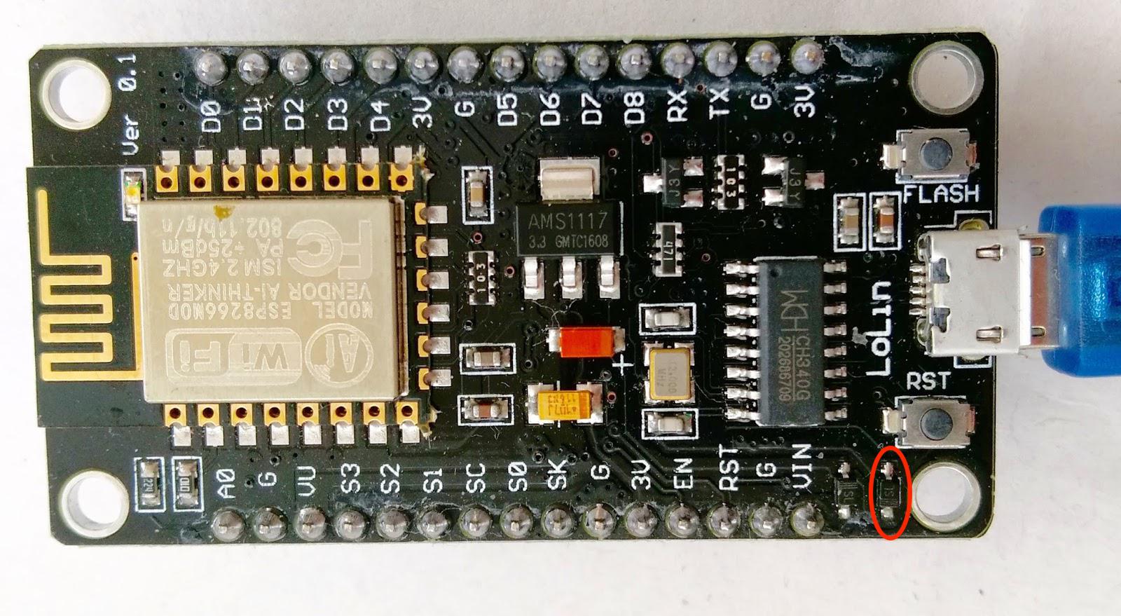 Help to identify this component. Its LoLin NodeMcu V3 with ch340g : r