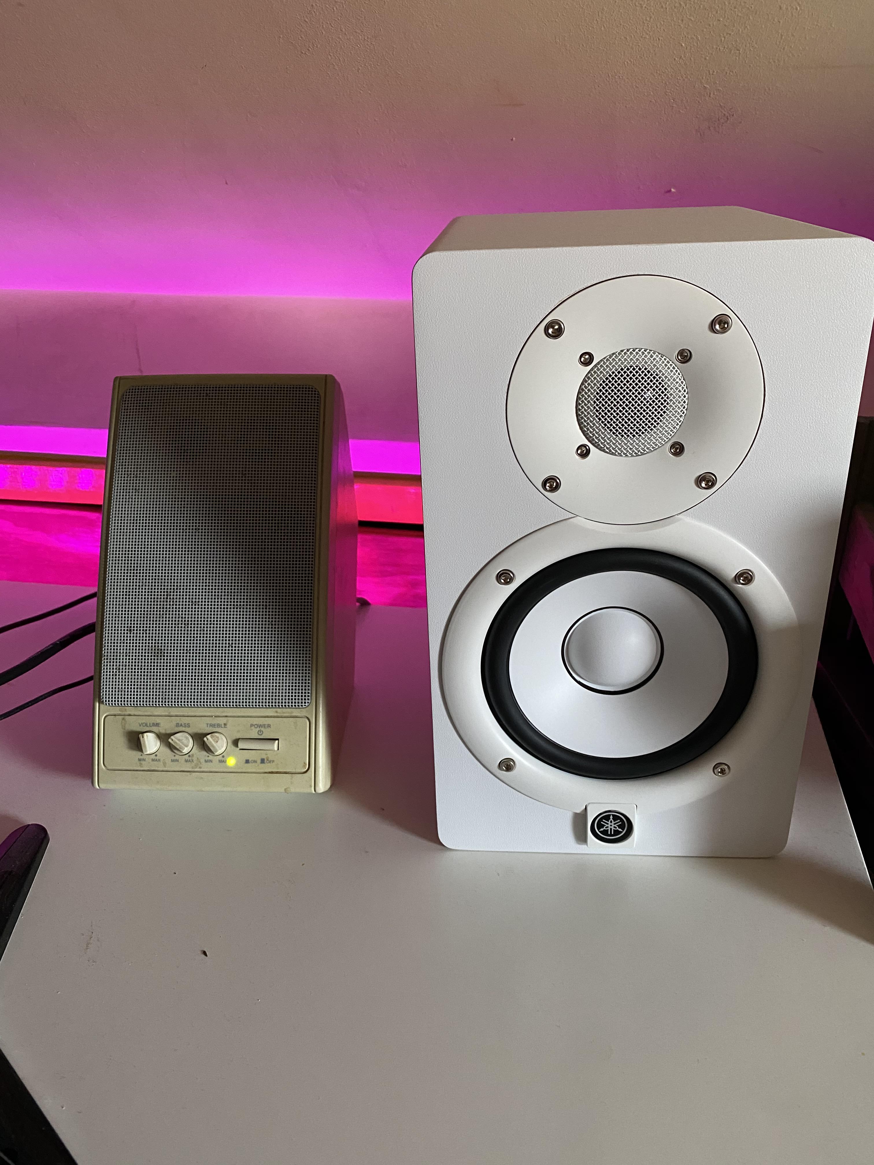 A well needed upgrade for the PC speakers. Thanks for the advice guys
