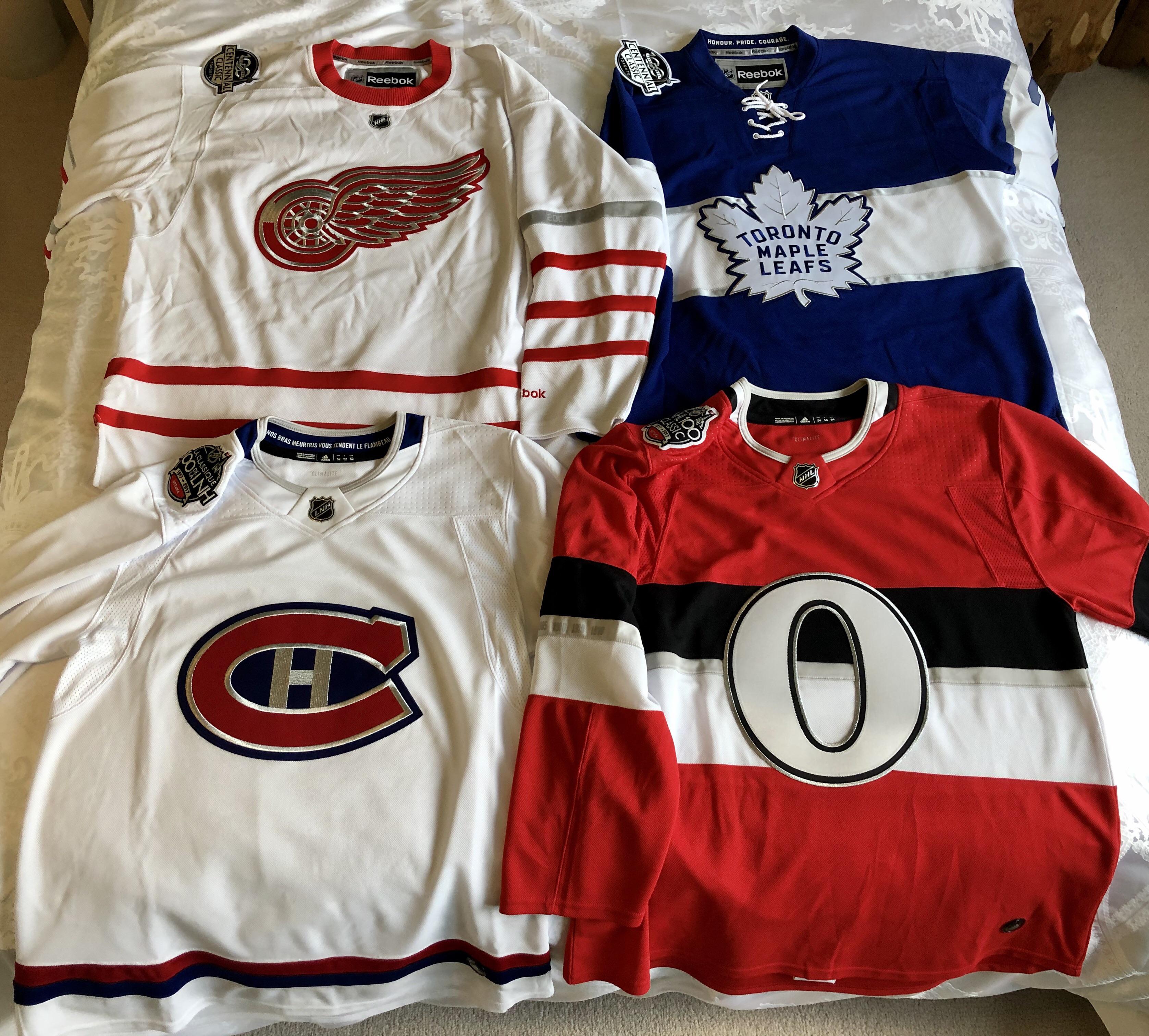 Just completed my NHL Centennial collection! Featuring Red Wings/Maple