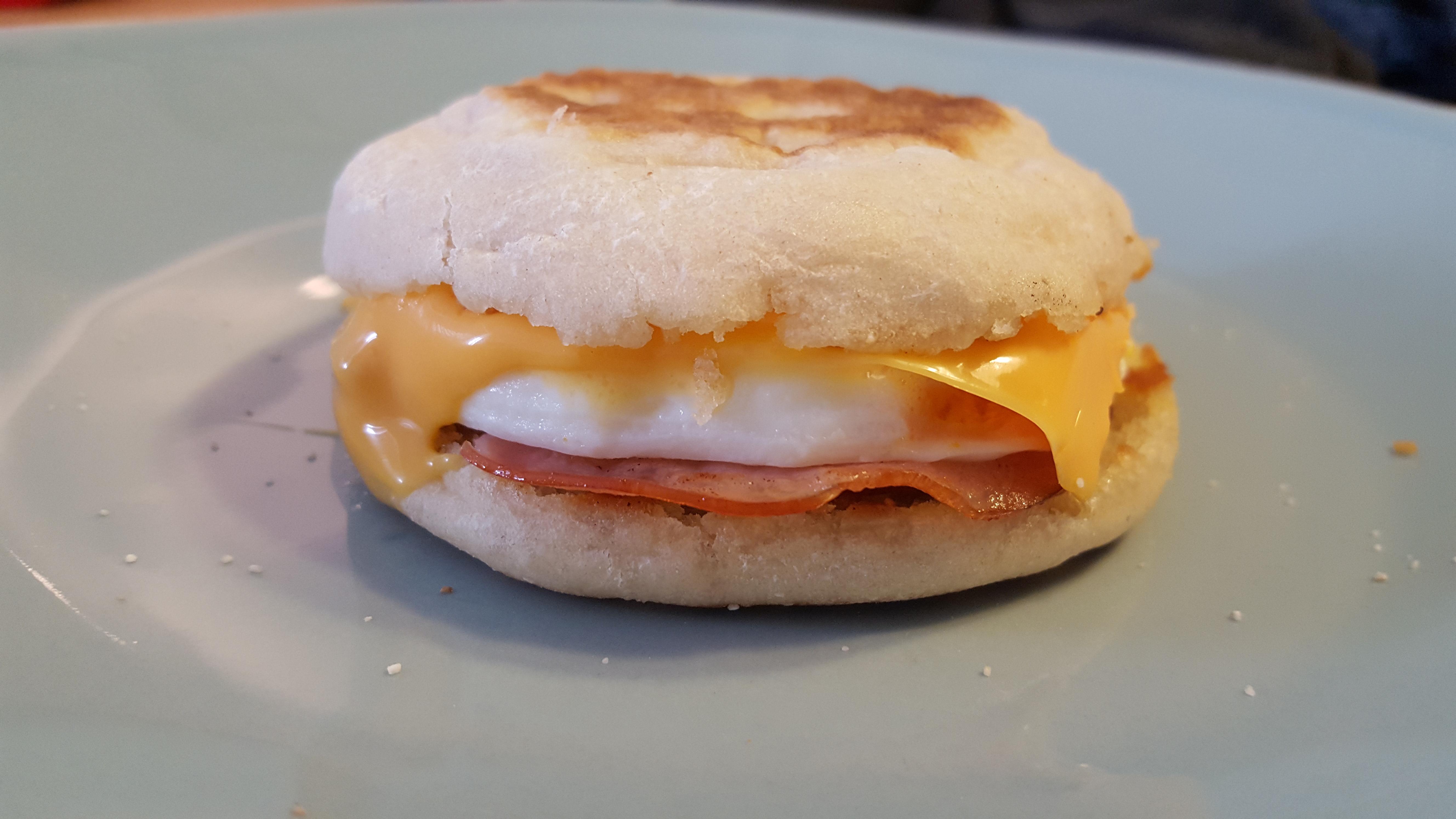 Made the homemade Egg McMuffin. Life changing. I didn't have a Mason