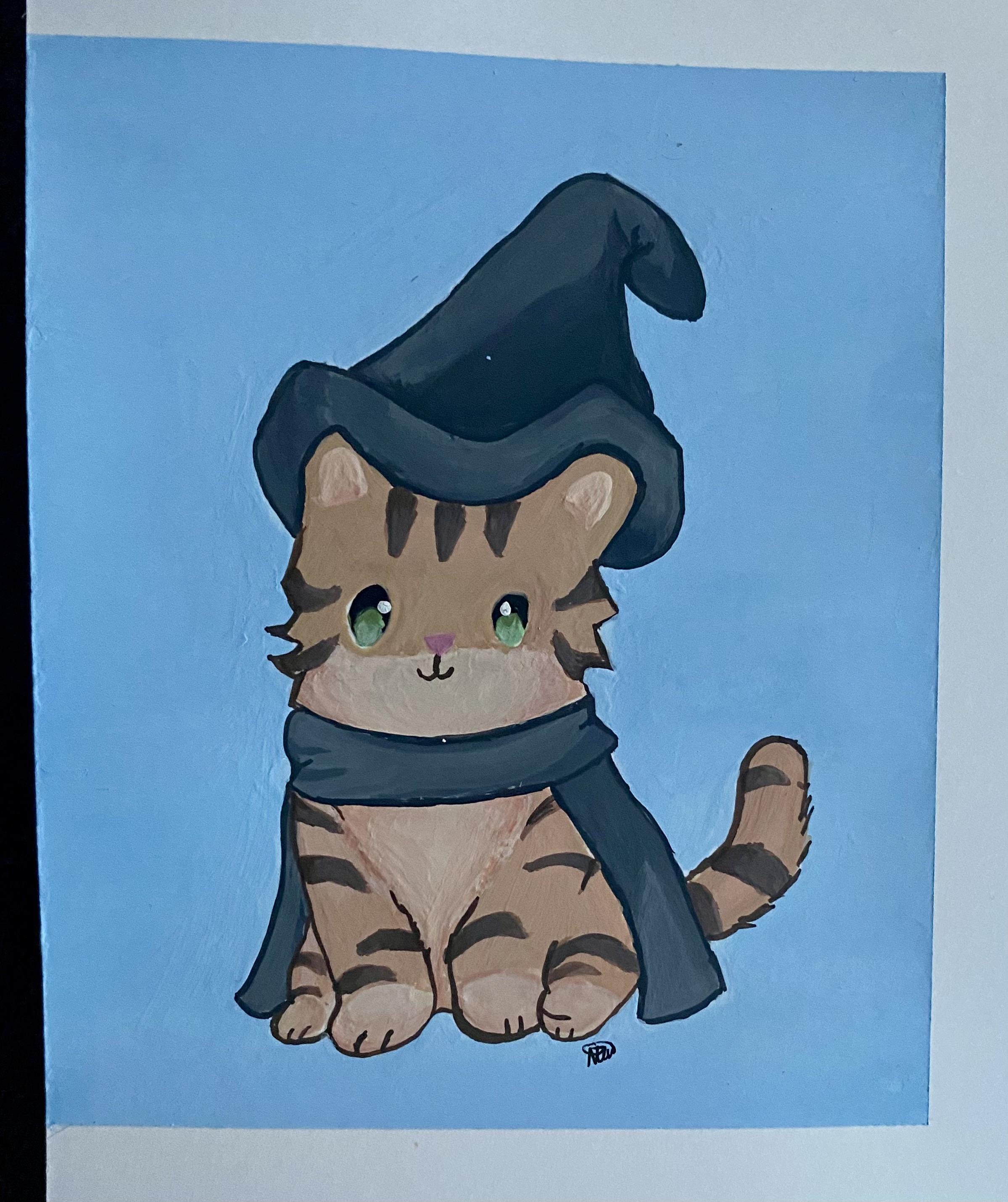 First painting with gouache 🐱 r/Gouache