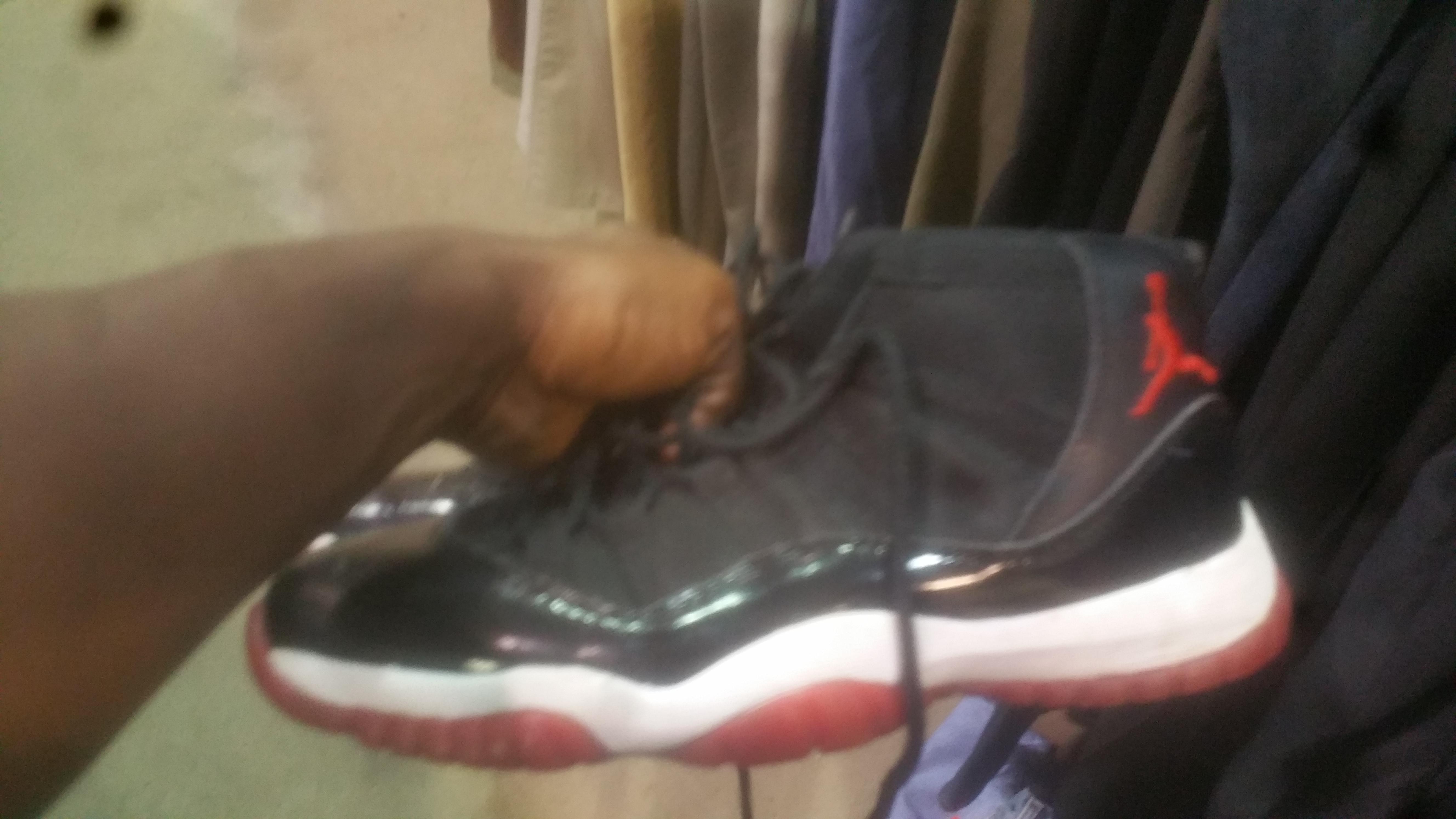 Goodwill Air Jordan 11 Retro "Bred 11s" Sorry for potato quality r