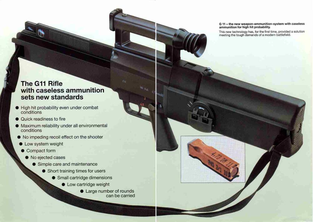 1970's H&K G11 Rifle [Caseless Ammo]