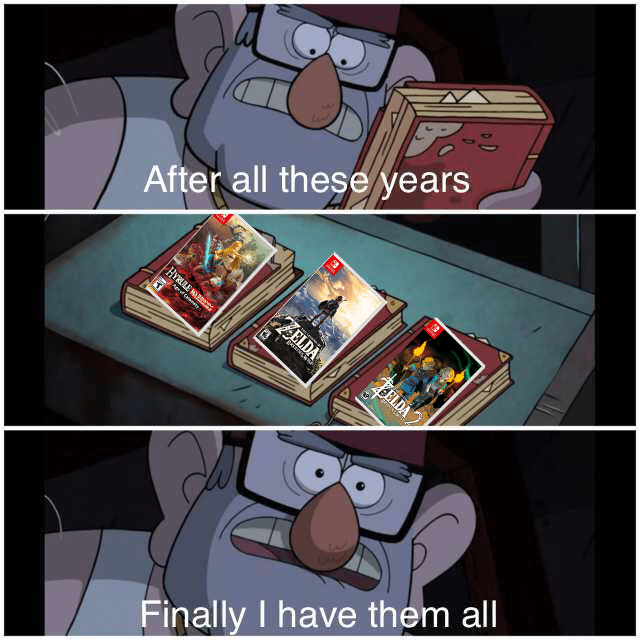 Me when BotW 2 eventually comes out ZeldaMemes