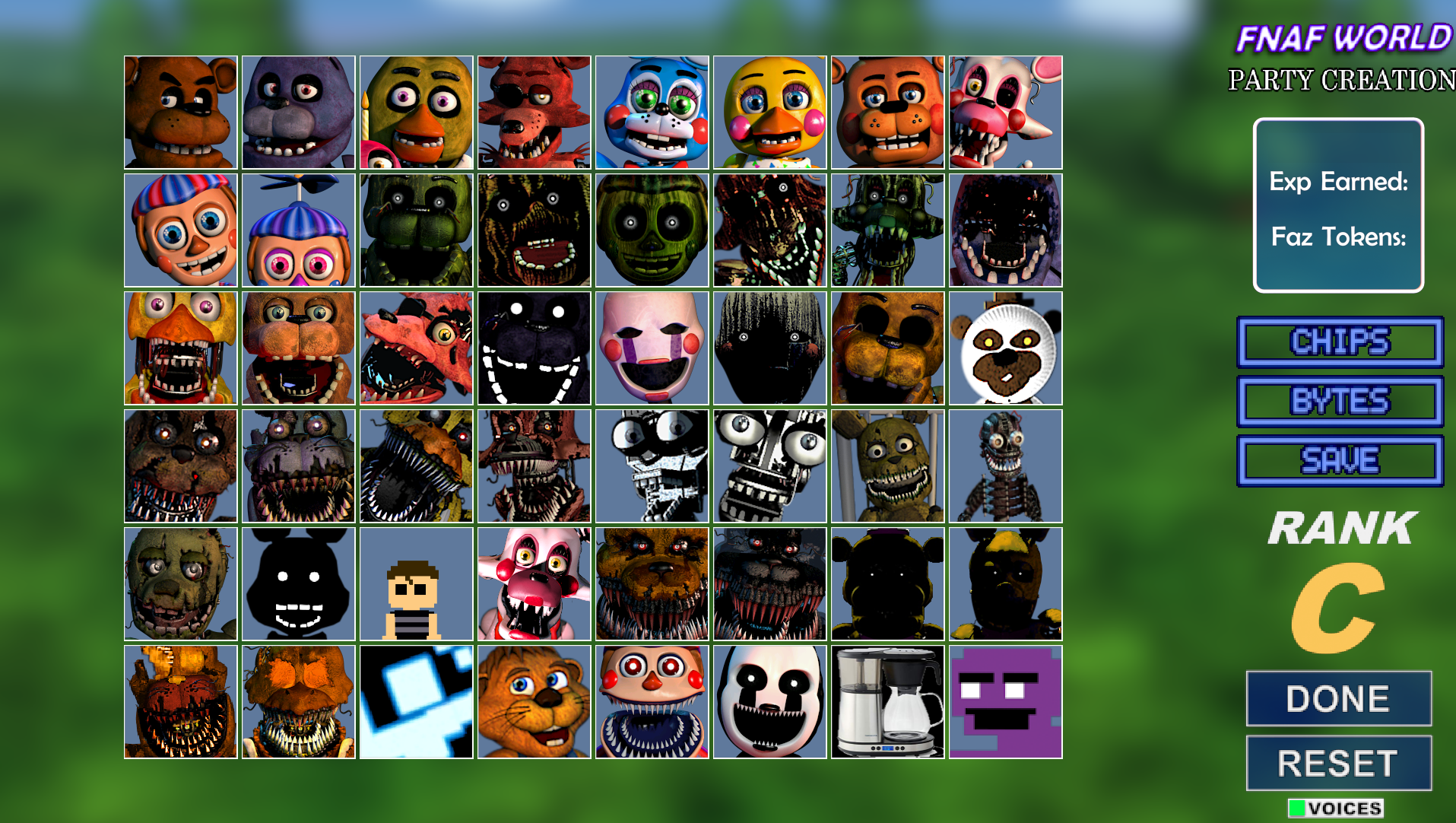 Fnaf World Canon newaero