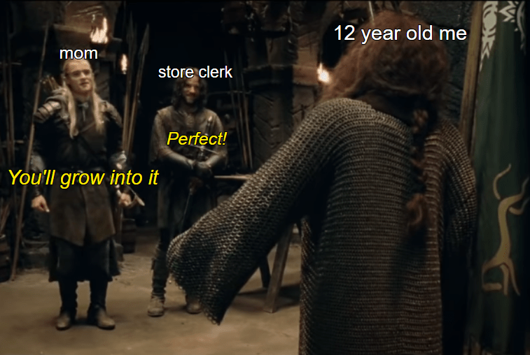 Buying clothes... r/lotrmemes