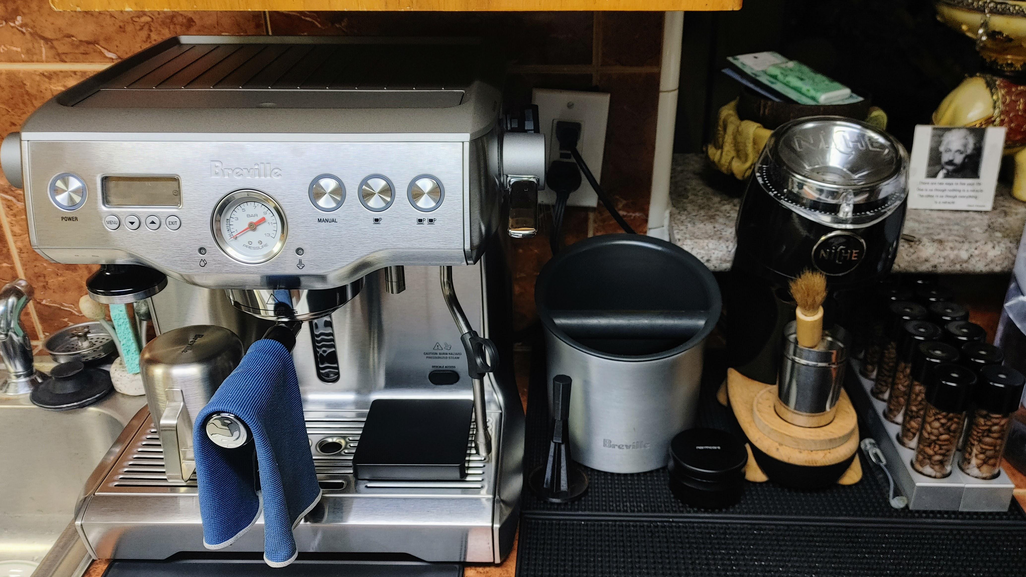 My new Breville Dual Boiler setup, a five year journey. r/espresso