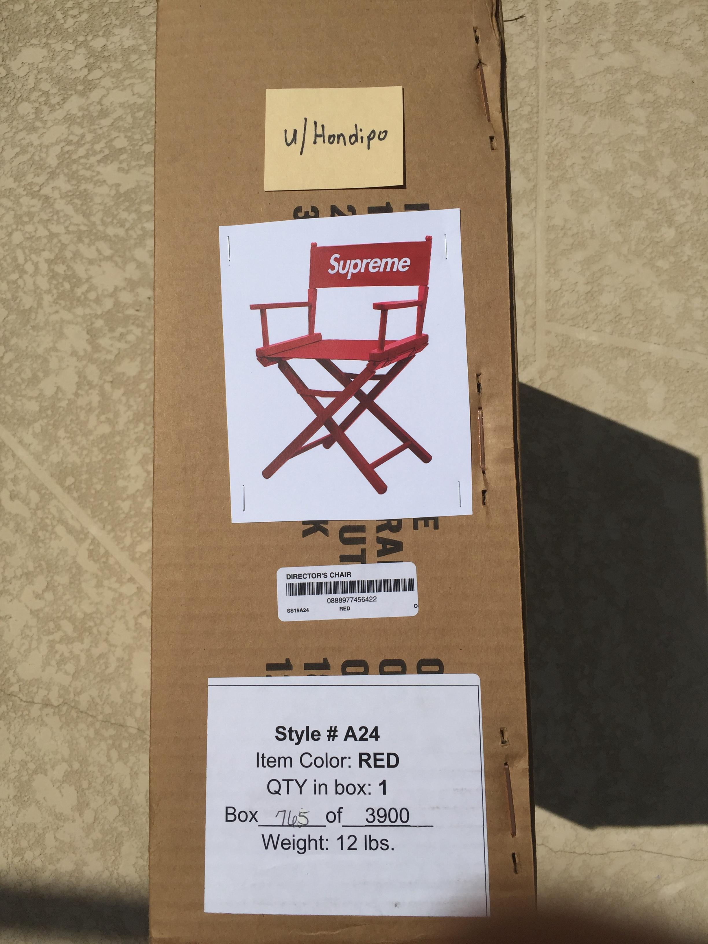 安心 Supreme directors chair 椅子/チェア