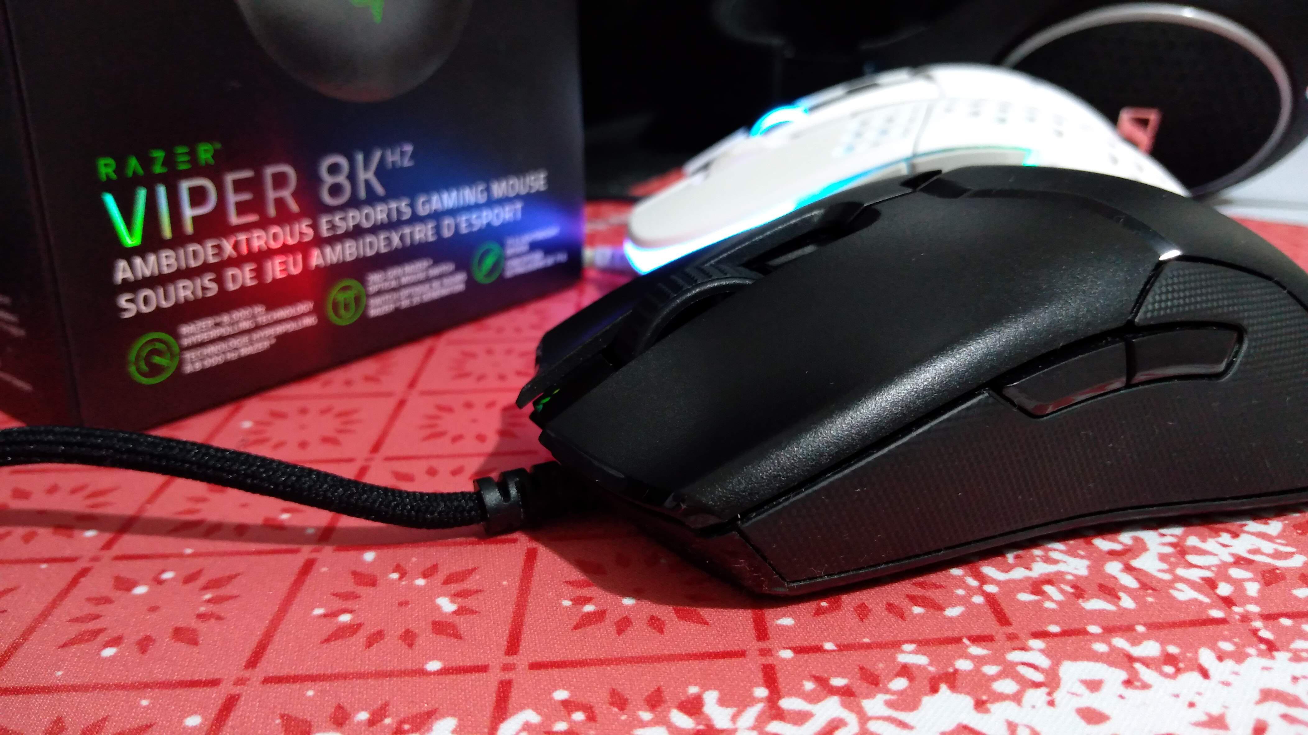 Detailed review of the Razer Viper 8KHz shape overview