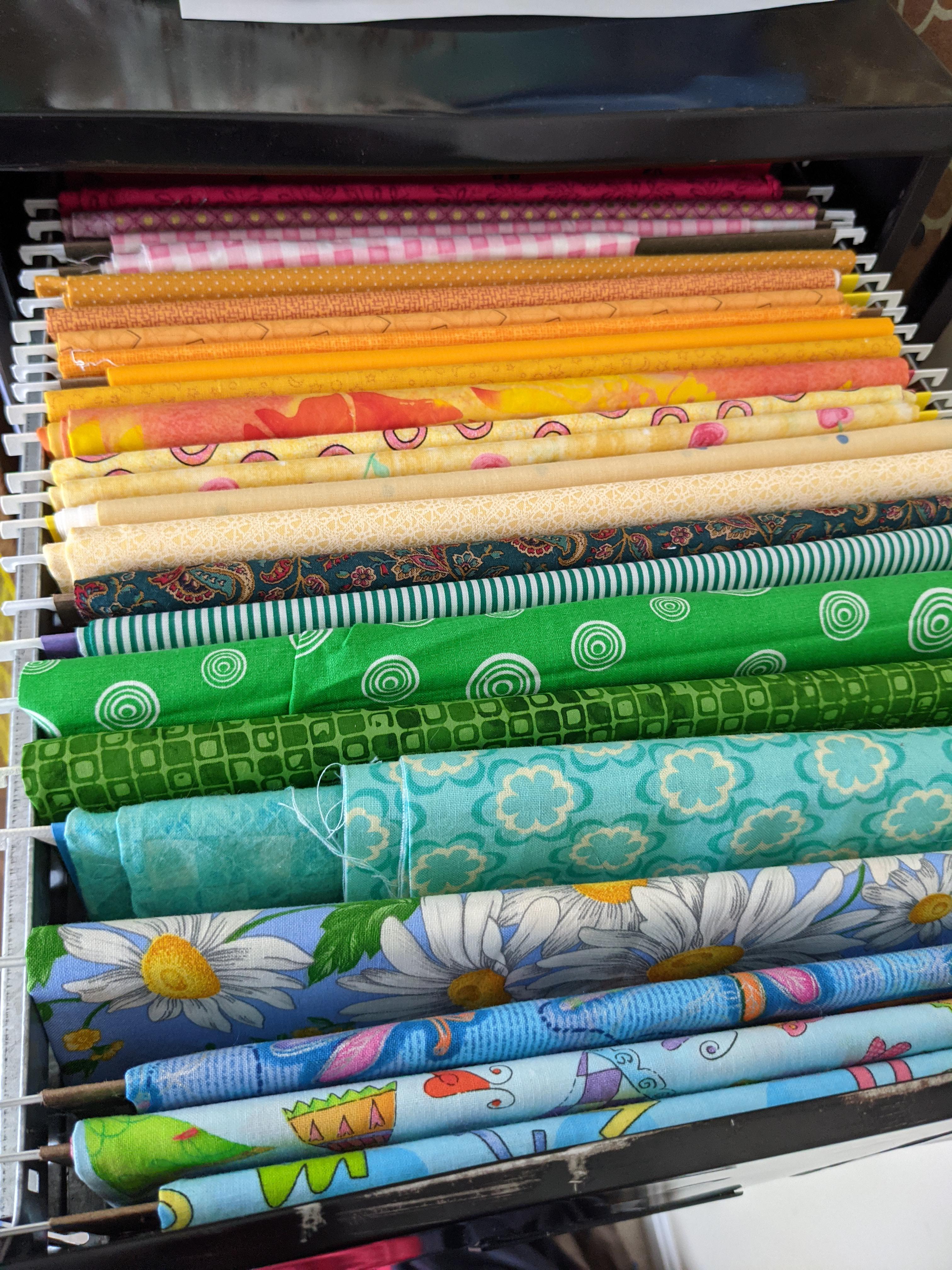 Fabric in a file Ive been using a file to keep my