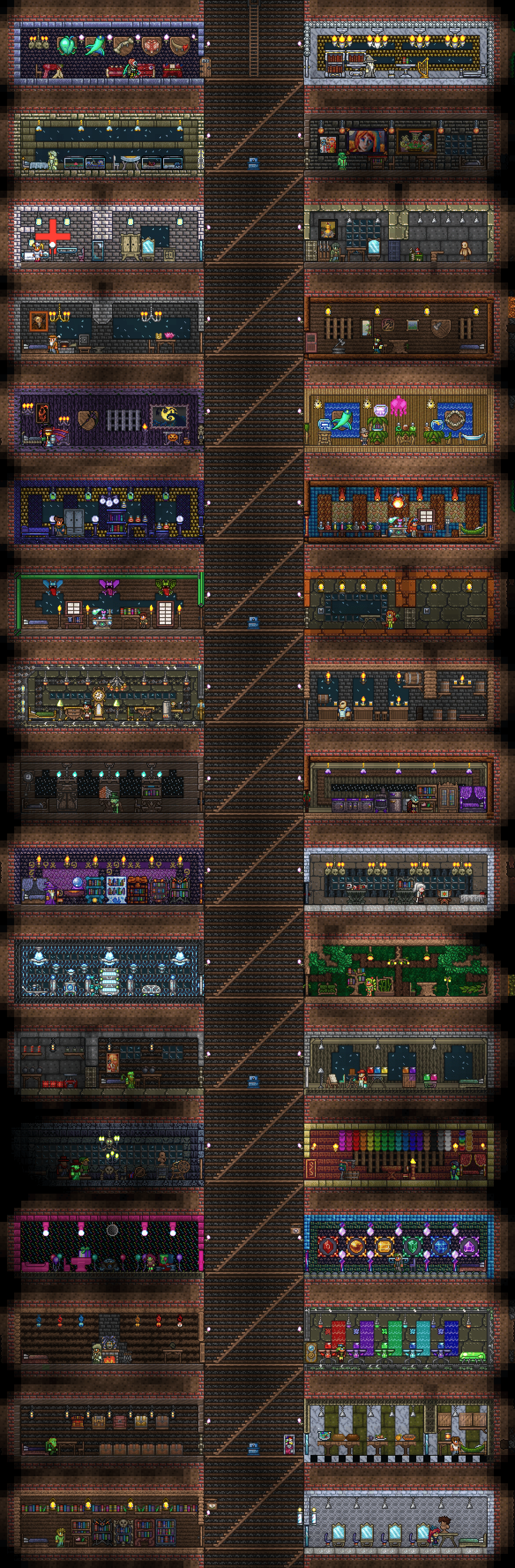 I build all of my NPCs for my calamity + other mods playthrough little