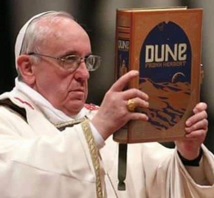 I found the Orange Catholic Bible. dunememes
