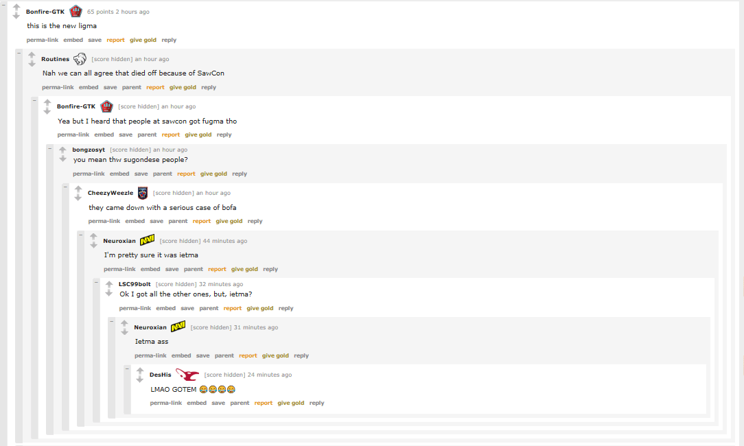 Outnumbered, he did not stand a chance Ligma