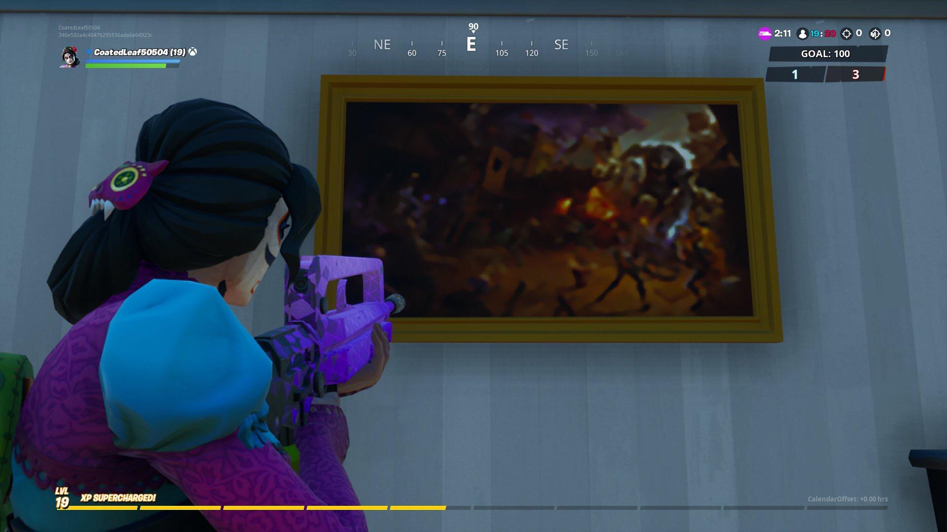 Painting found in BR appears to show Save the world art? (sorry for bad