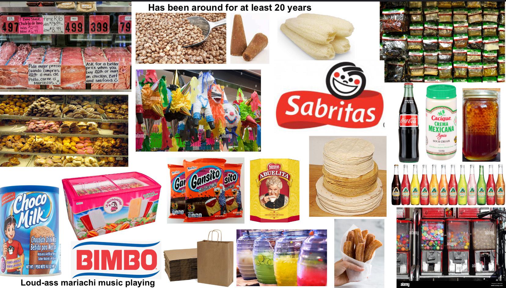 Mexican grocery store starterpack starterpacks