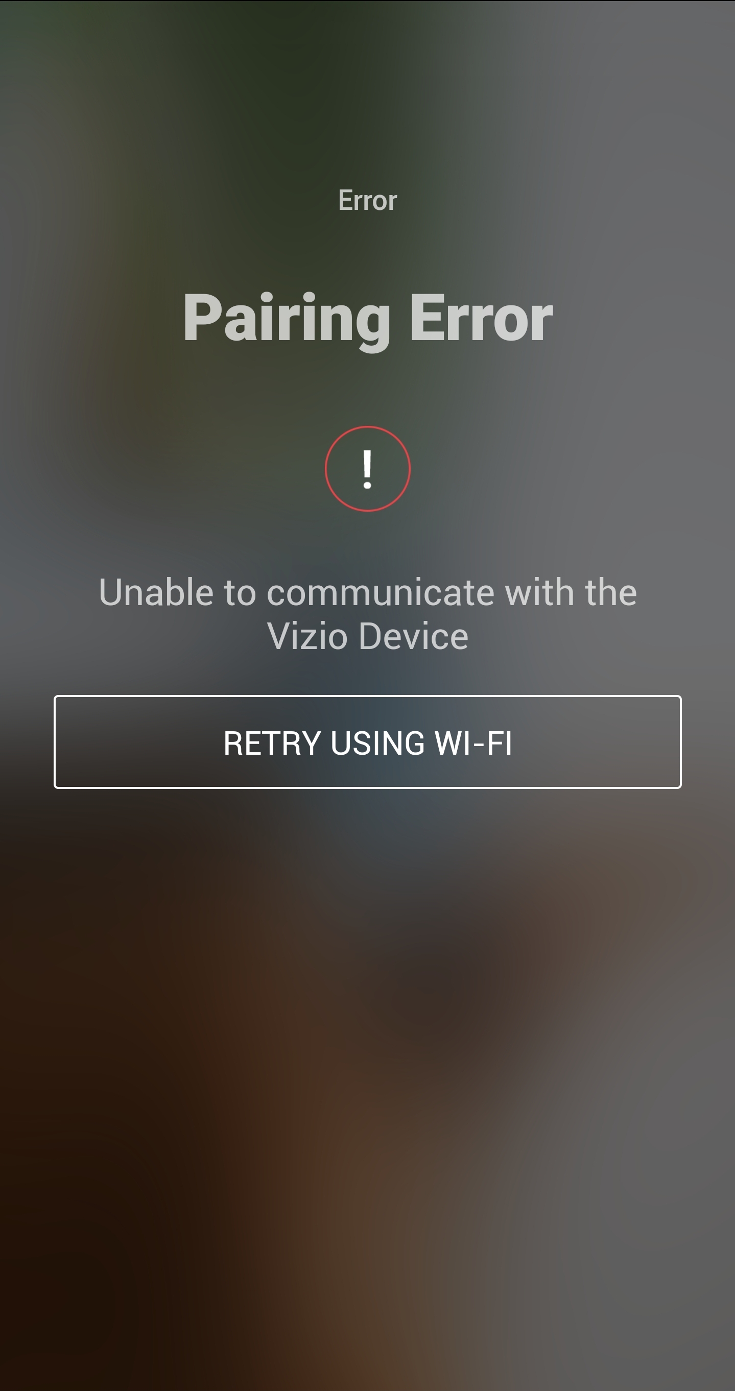 Vizio Elevate Pairing error VIZIO_Official