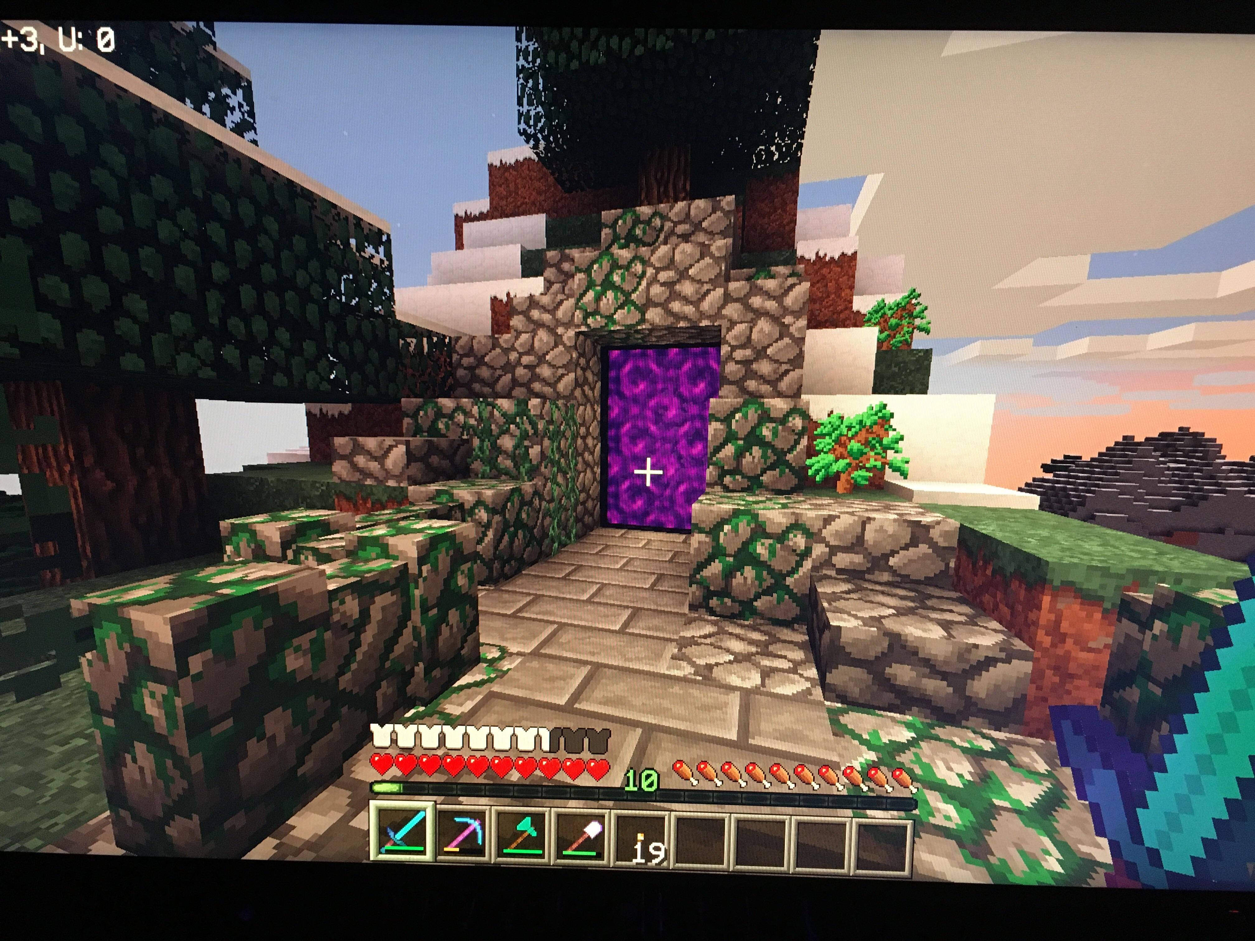 Is this portal “obstructed”? r/Minecraft