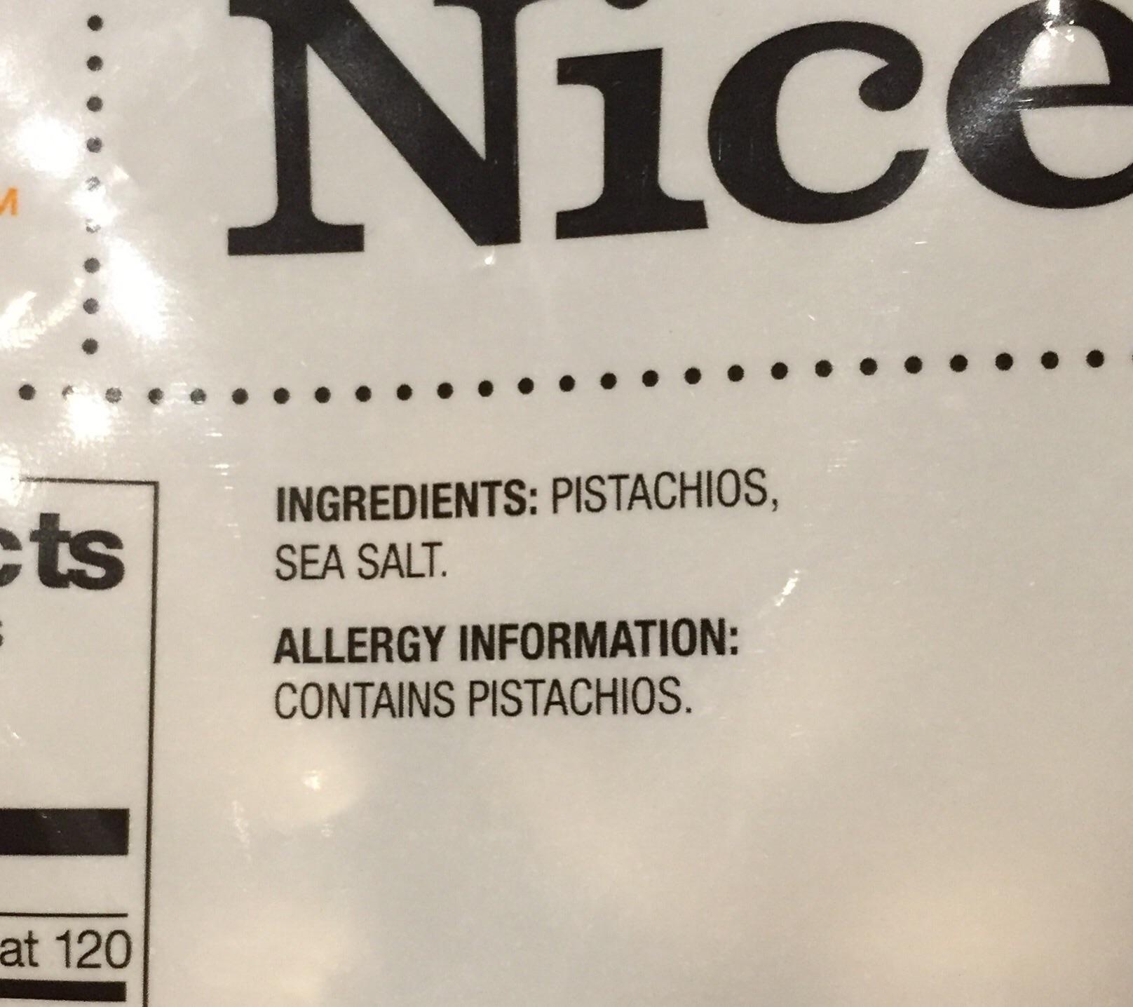 The allergy information on this bag of pistachios. r/mildlyinteresting