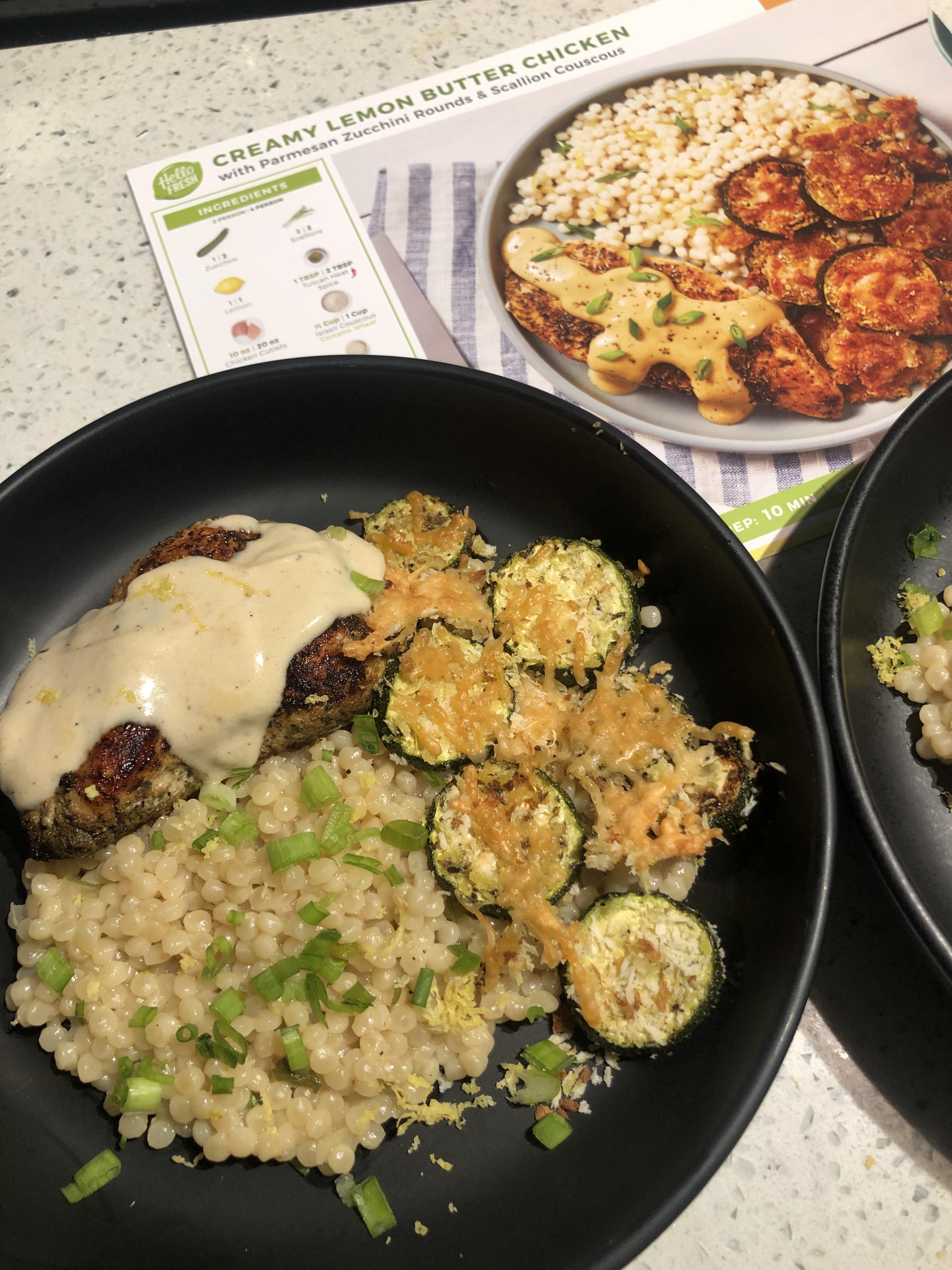 Creamy Lemon Butter Chicken r/hellofresh