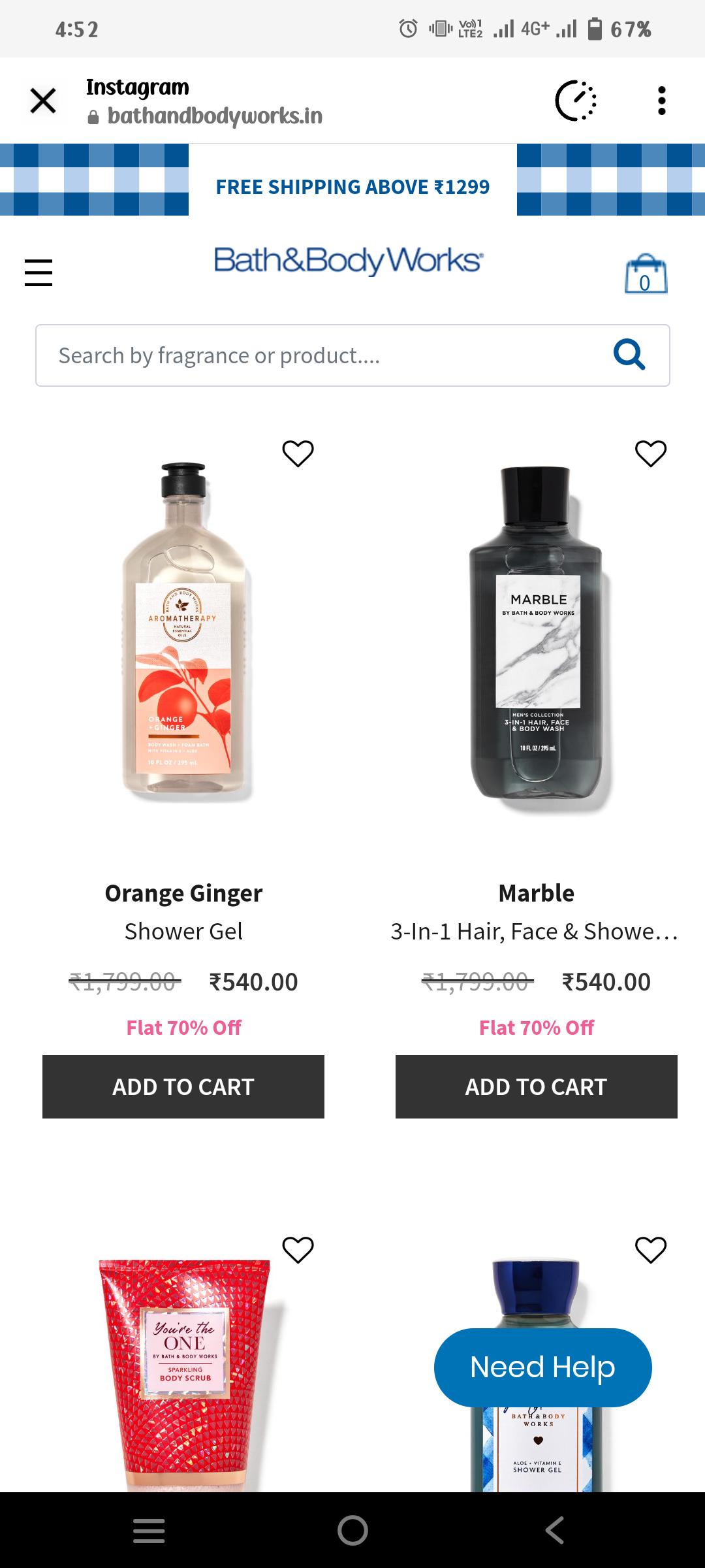 6070 off on bath and body works r/IndianBeautyDeals