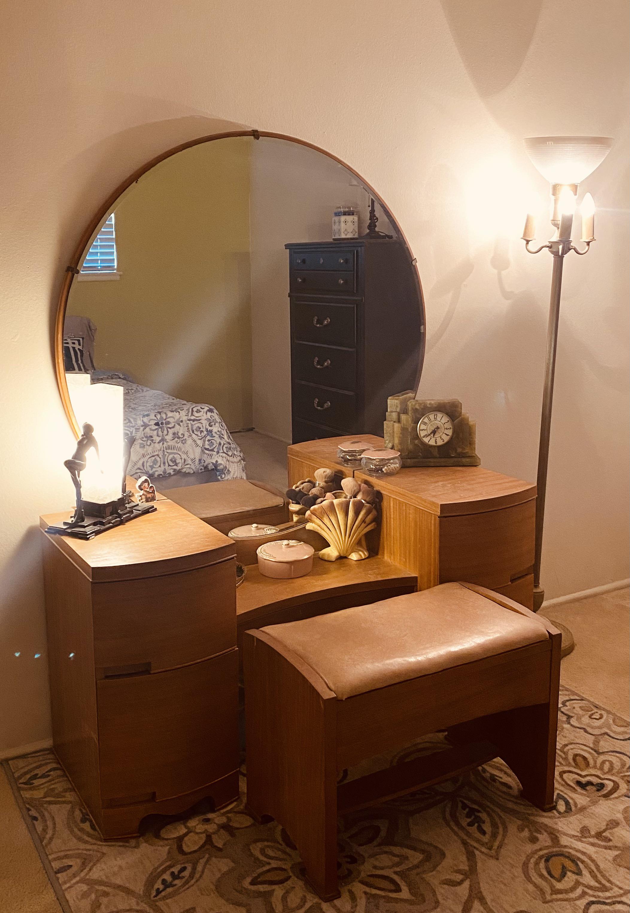 I couldn’t decide where to put my new clock, and I finally settled on