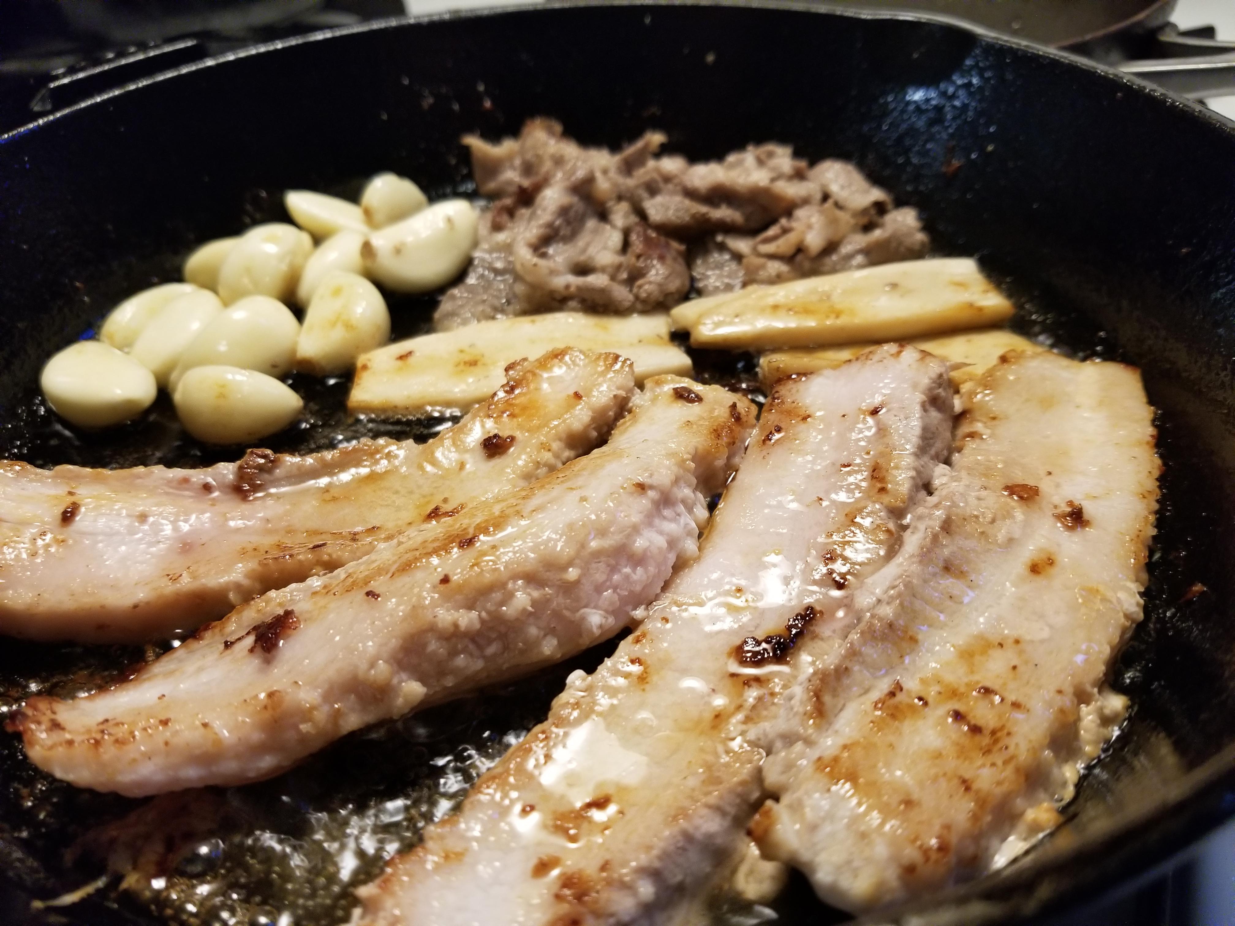 Korean BBQ is simply fantastic in the cast iron! r/castiron