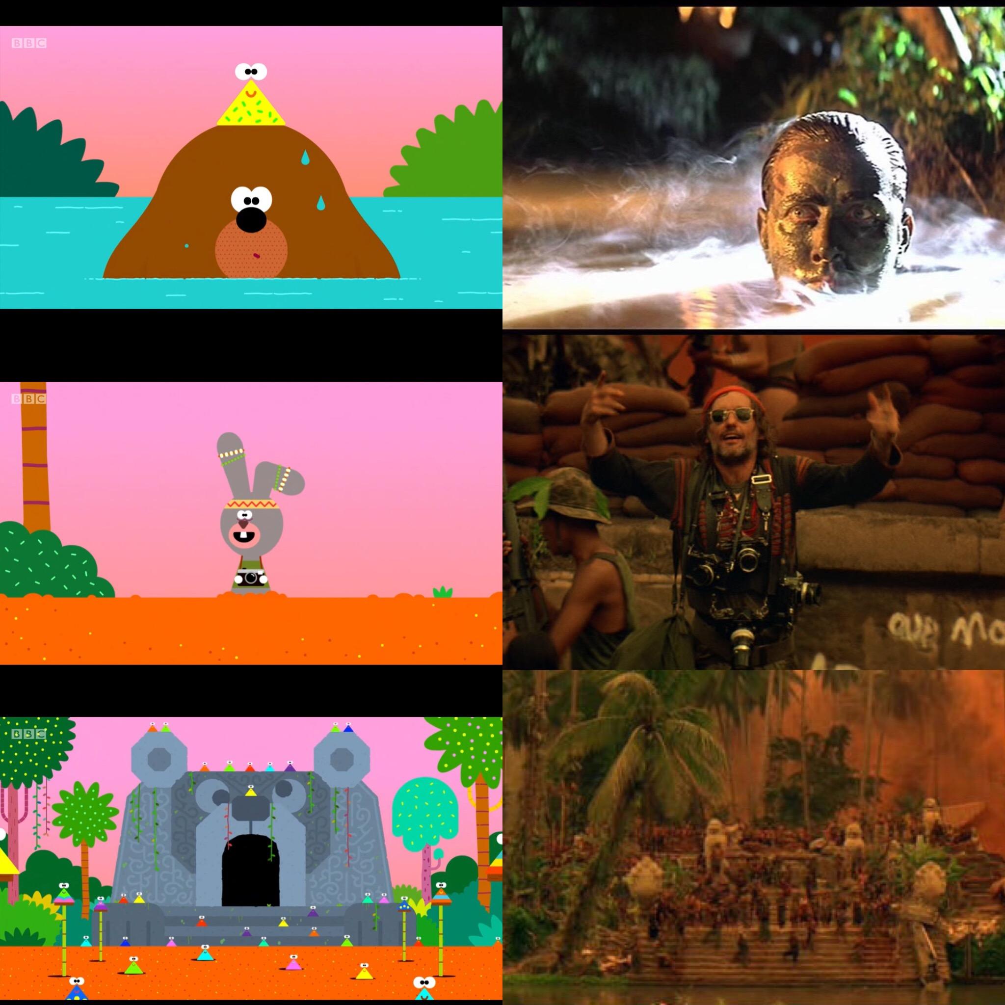 Hey Duggee (BBC preschool show) has a homage to Apocalypse Now TVDetails